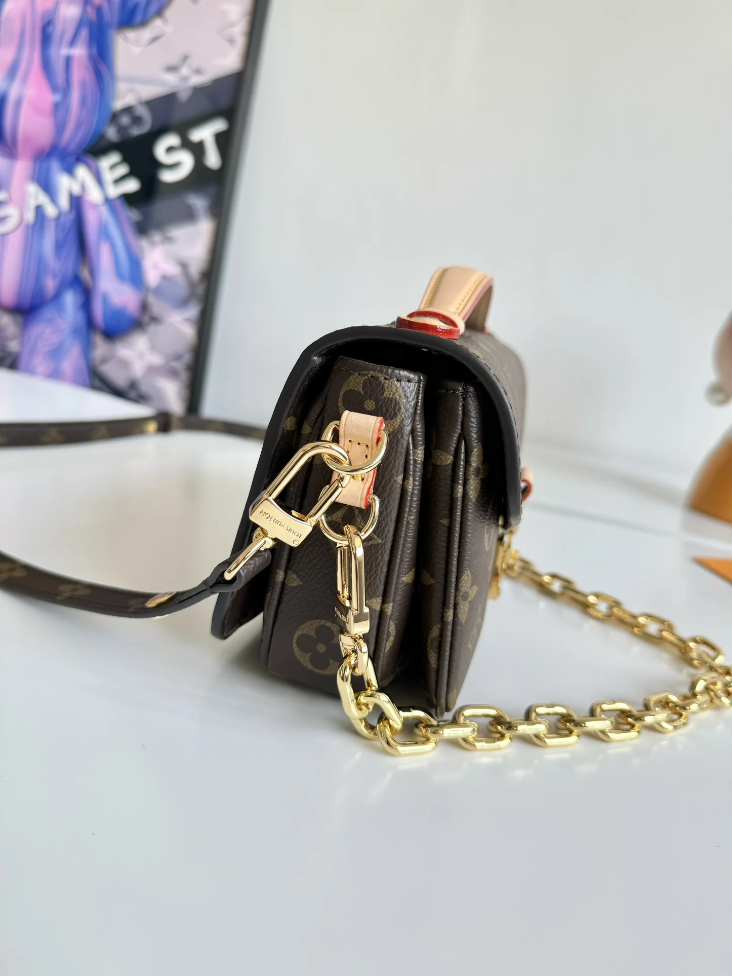 LV海外原单M46279 Pochette Metis East West 手袋 手提斜挎包 - 细节图 2
