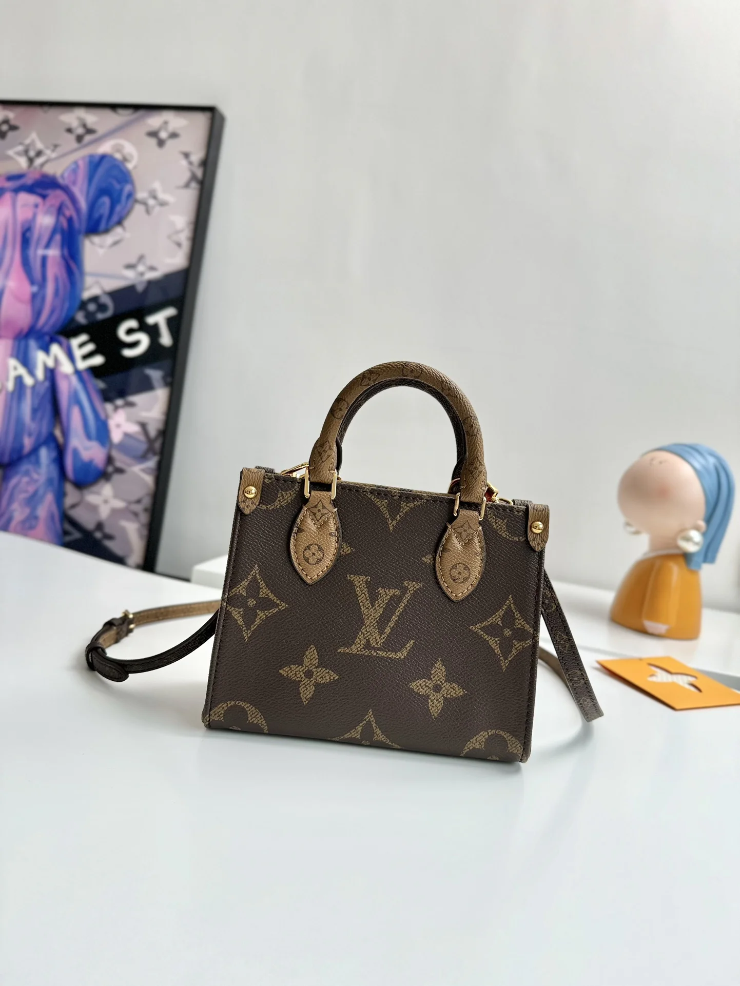 LV外原单M46839 OnTheGo 托特包 手提斜挎包 - 细节图 1