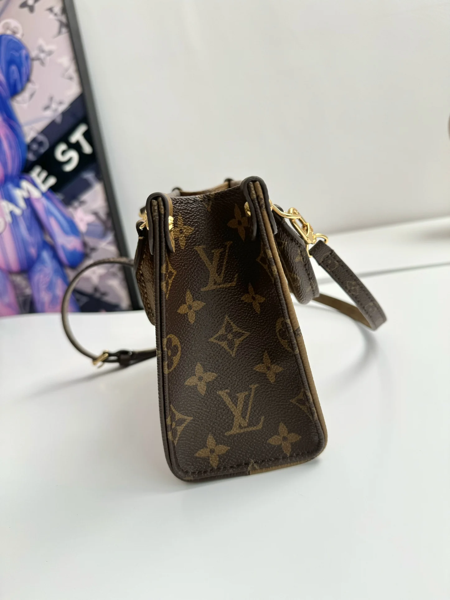 LV外原单M46839 OnTheGo 托特包 手提斜挎包 - 细节图 2
