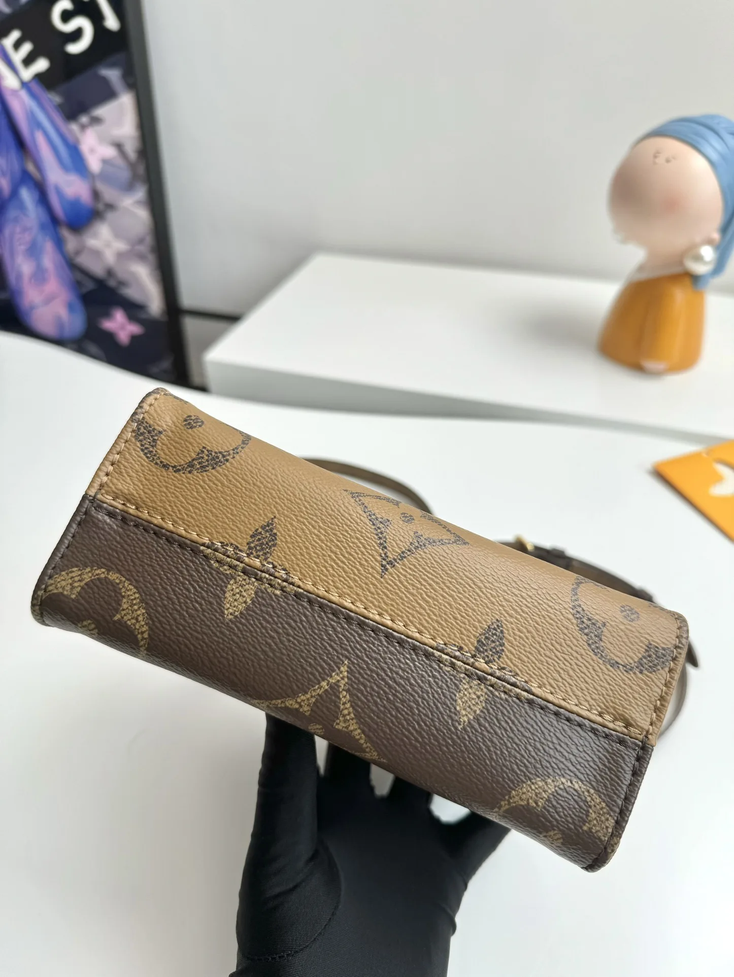 LV外原单M46839 OnTheGo 托特包 手提斜挎包 - 细节图 3