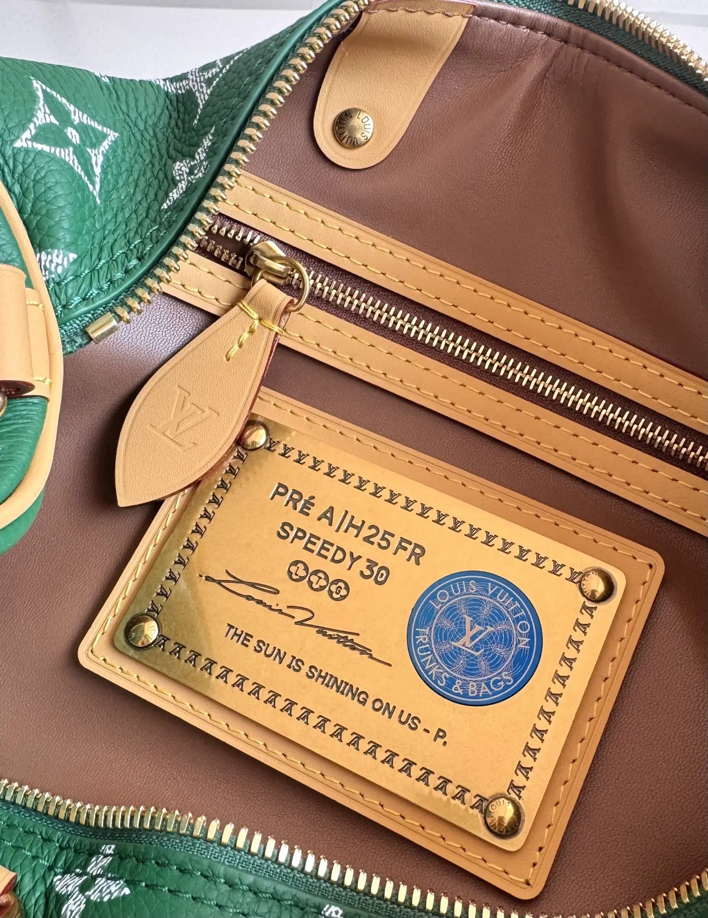 LV海外原单M14077 Speedy P9 Bandouliere 30 手提斜挎包 - 细节图 8
