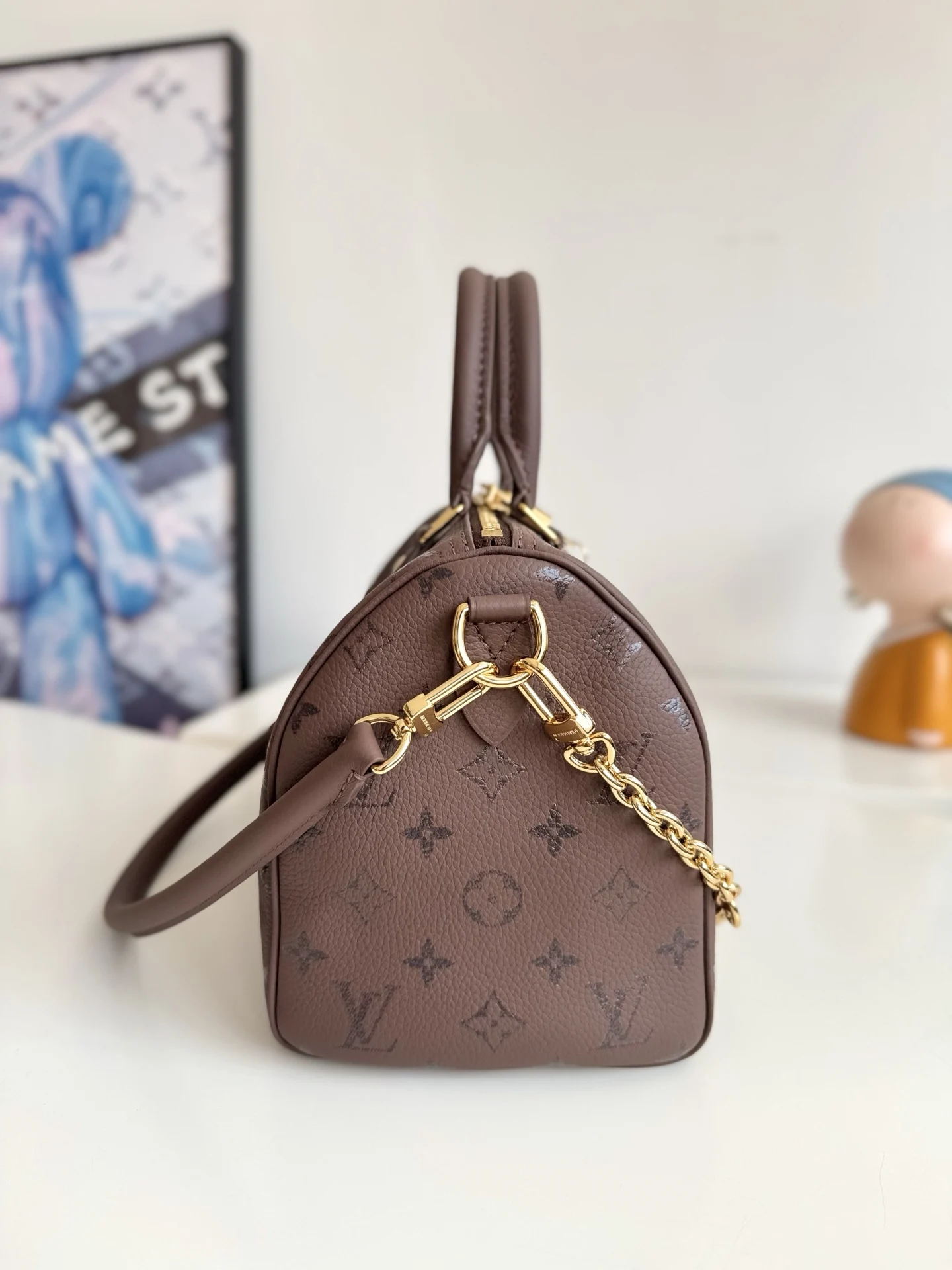 LV海外原单M26691 Speedy Bandouliere 25 手袋 手提斜挎包 - 细节图 2