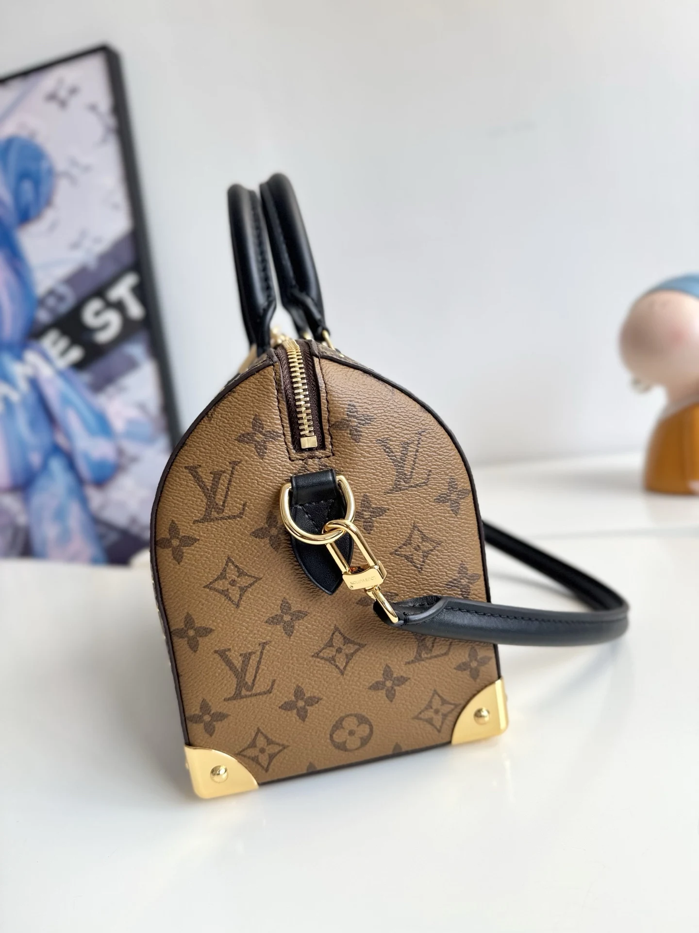 LV海外原单M26181 Speedy 25 手提斜挎包 - 细节图 2