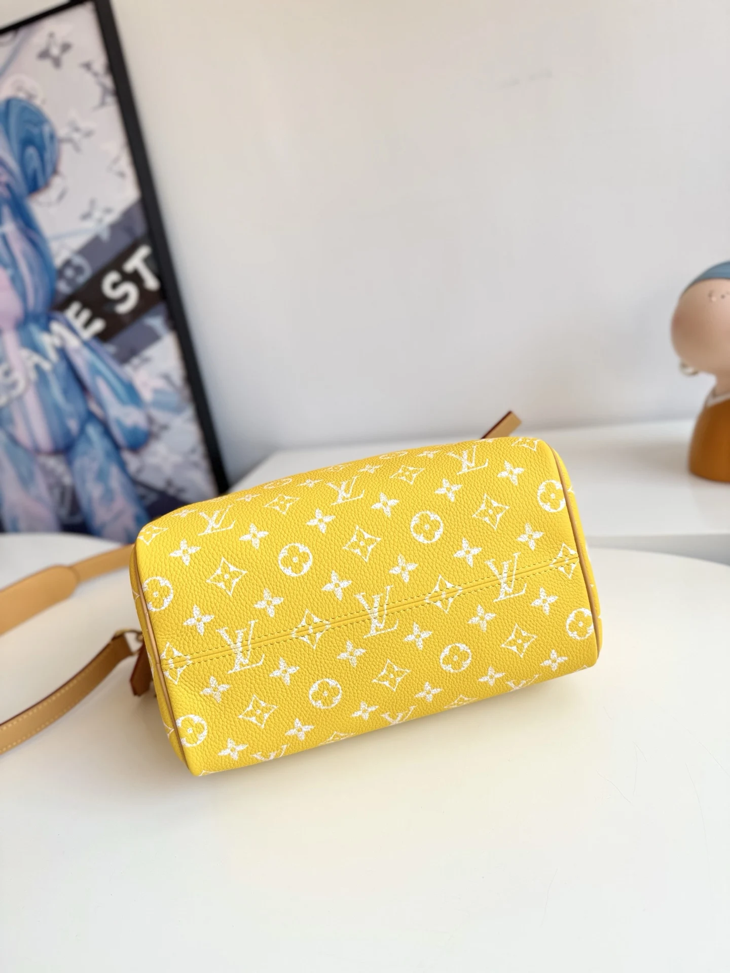 LV海外原单M24426 Speedy P9 Bandouliere25Monogram 手提斜挎包 - 细节图 4