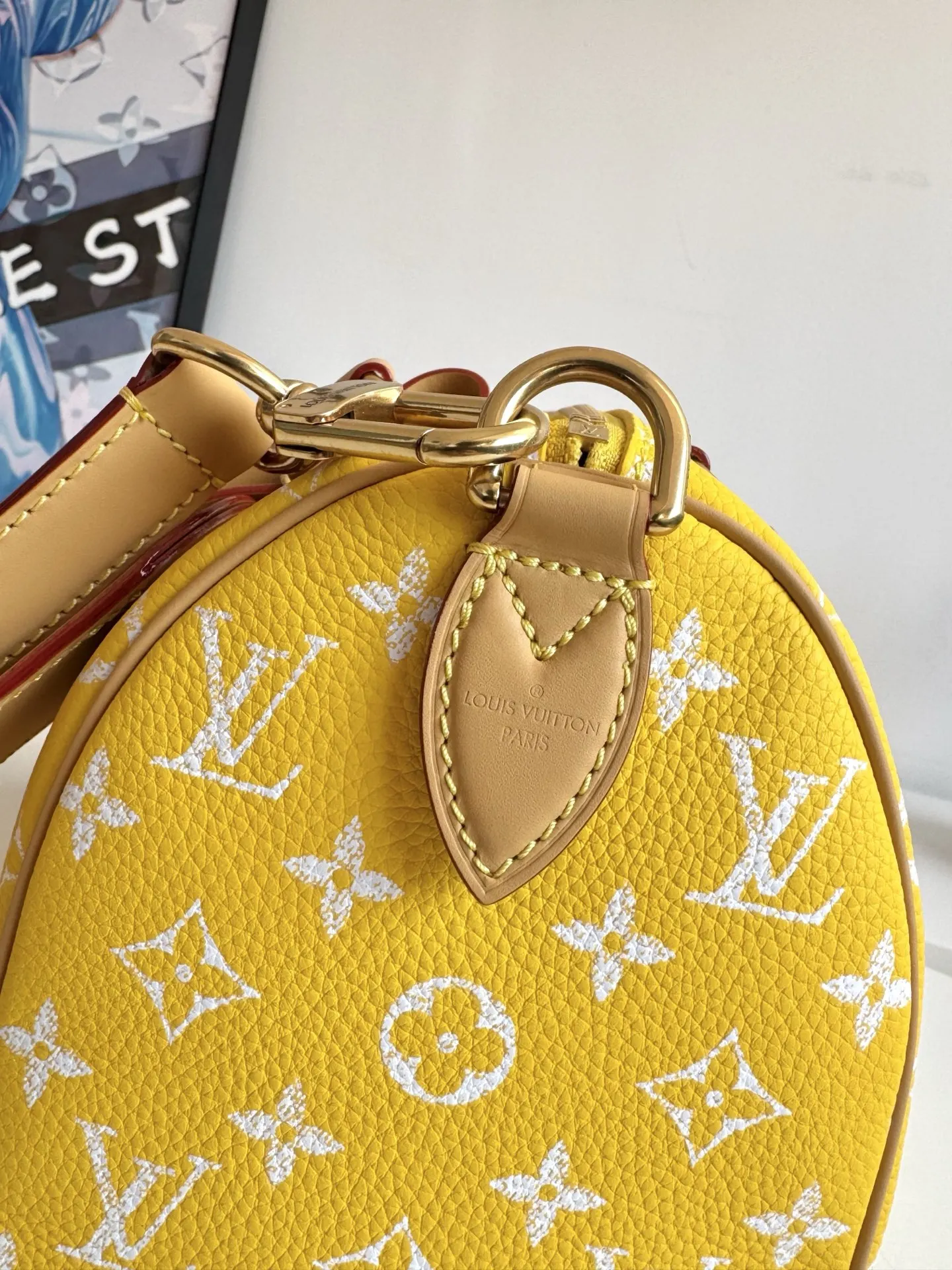LV海外原单M24426 Speedy P9 Bandouliere25Monogram 手提斜挎包 - 细节图 5