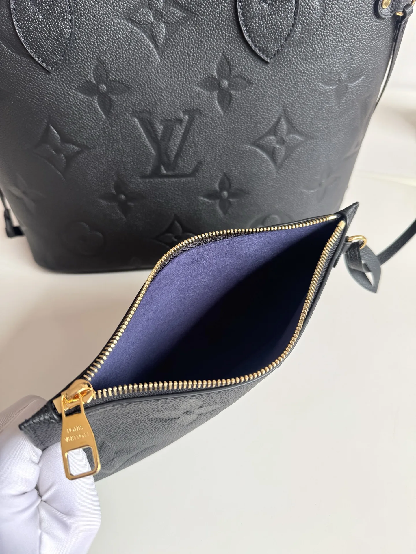 Louis Vuitton Original overseas M45685 Neverfull Medium Tote Bag Shoulder Bag - Detail view 5