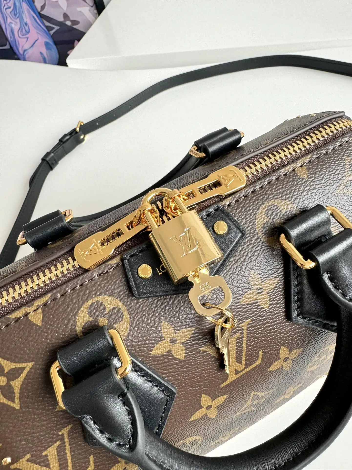 LV海外原单M13146 Speedy Trunk 手袋 手提斜挎包 - 细节图 7