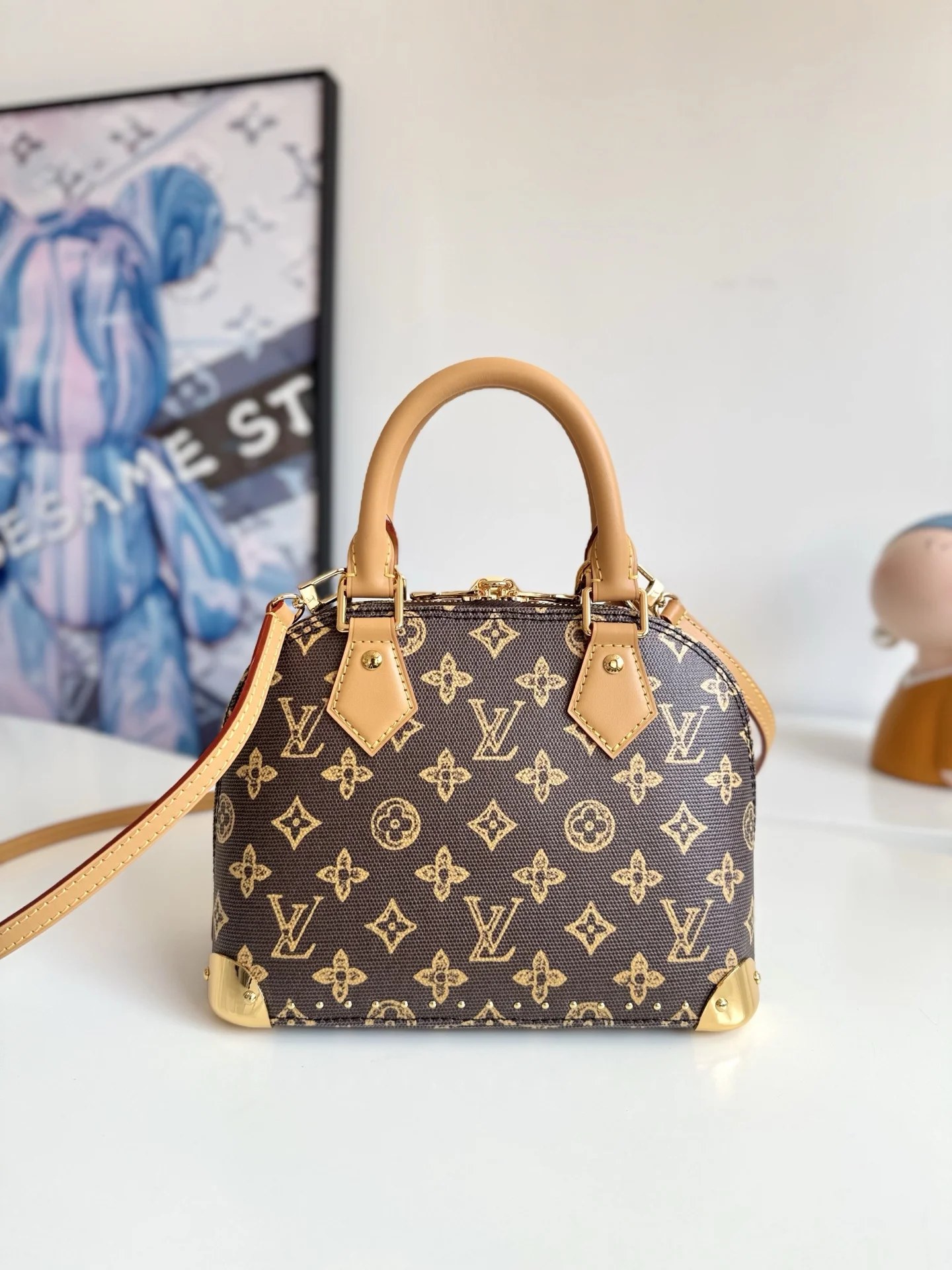 LV海外原单M28105 Alma Trunk BB 手袋 手提斜挎包 - 细节图 3