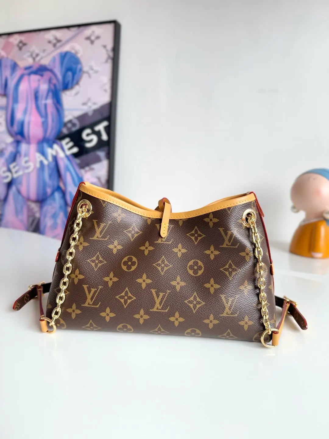 LV海外原单M13014 CarryAll BB 手袋 斜挎包 - 细节图 3