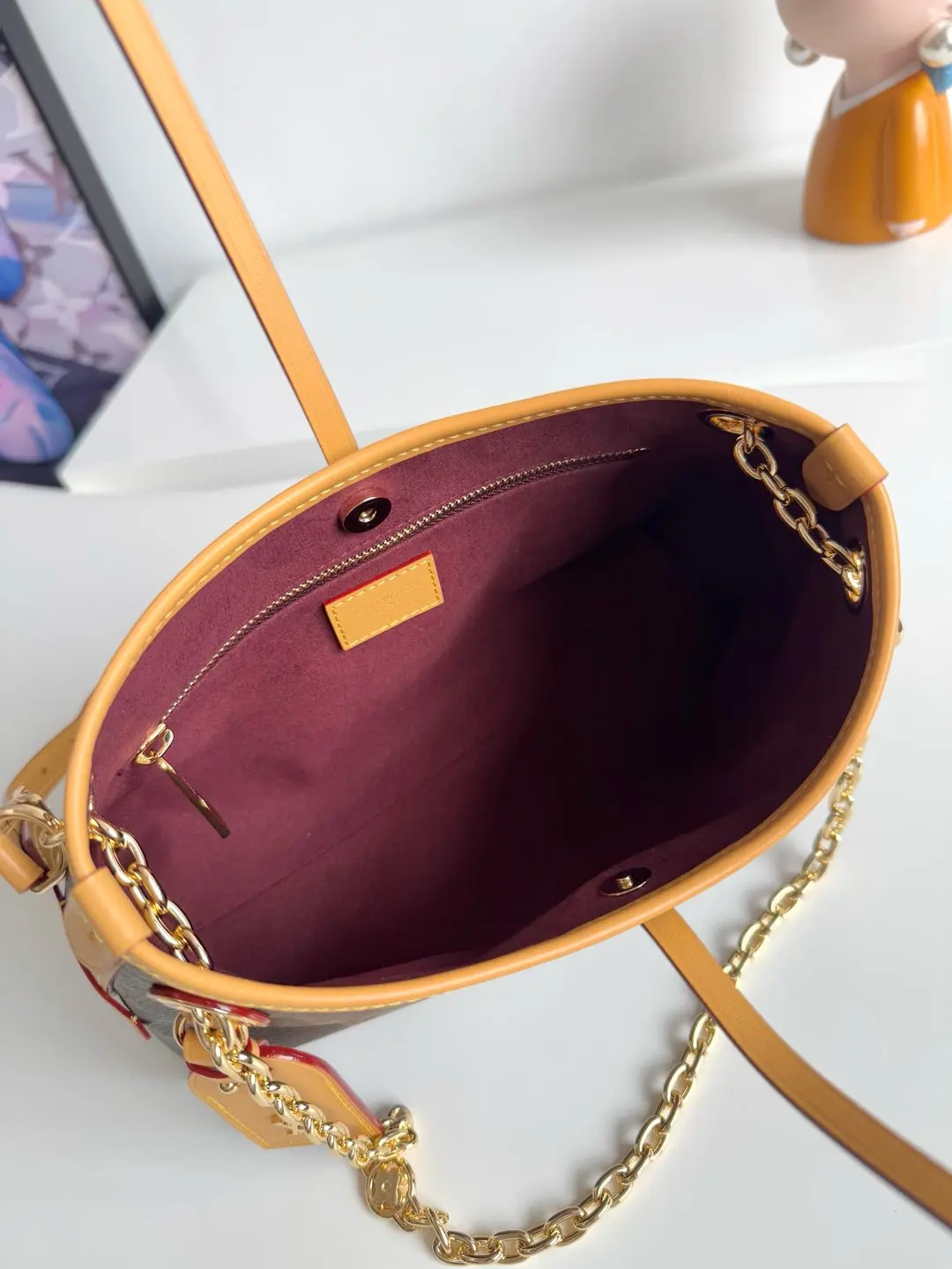 LV海外原单M13014 CarryAll BB 手袋 斜挎包 - 细节图 8