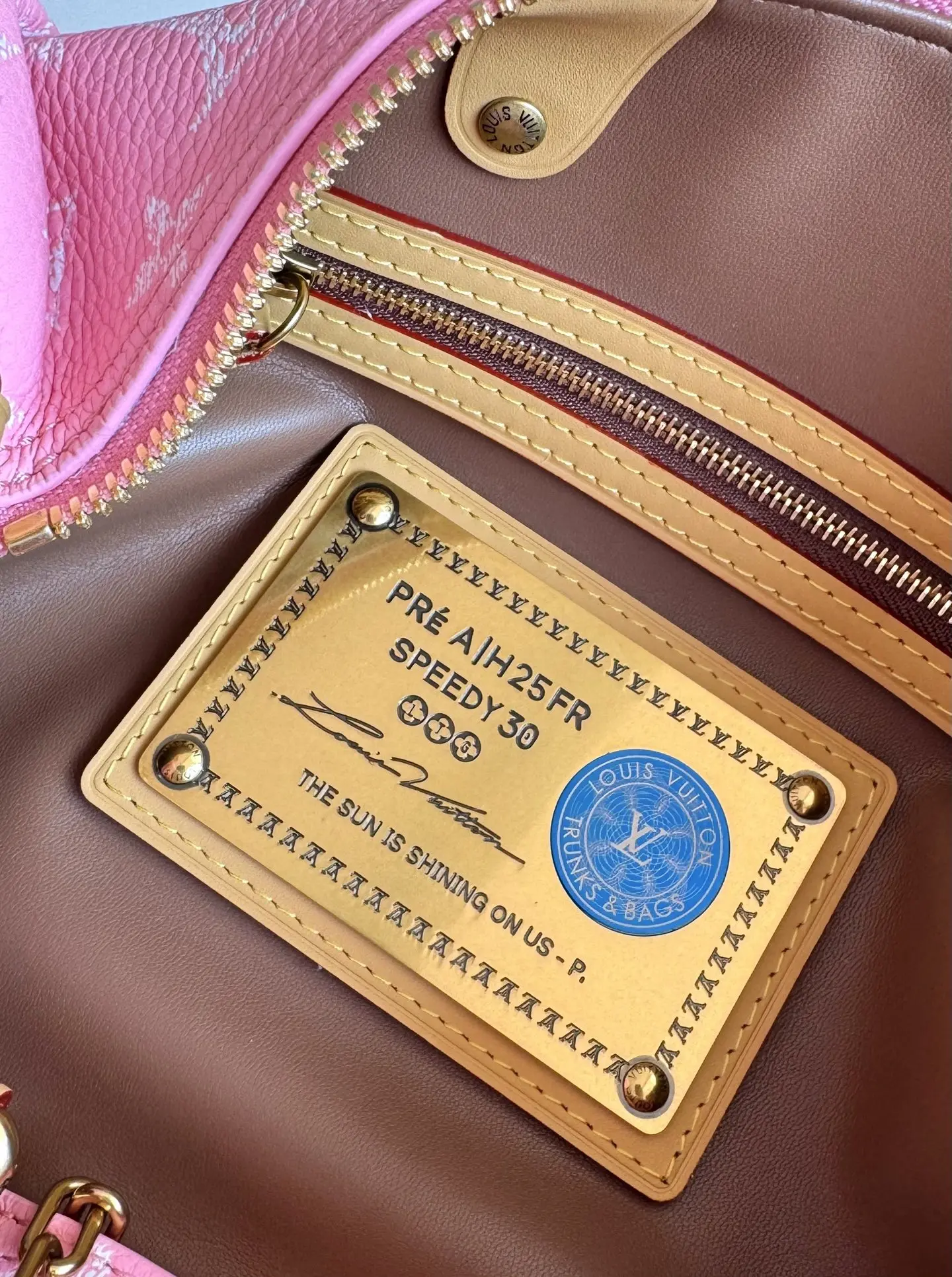 LV海外原单M13914 Speedy P9 Bandouliere 30 手提斜挎包 - 细节图 8