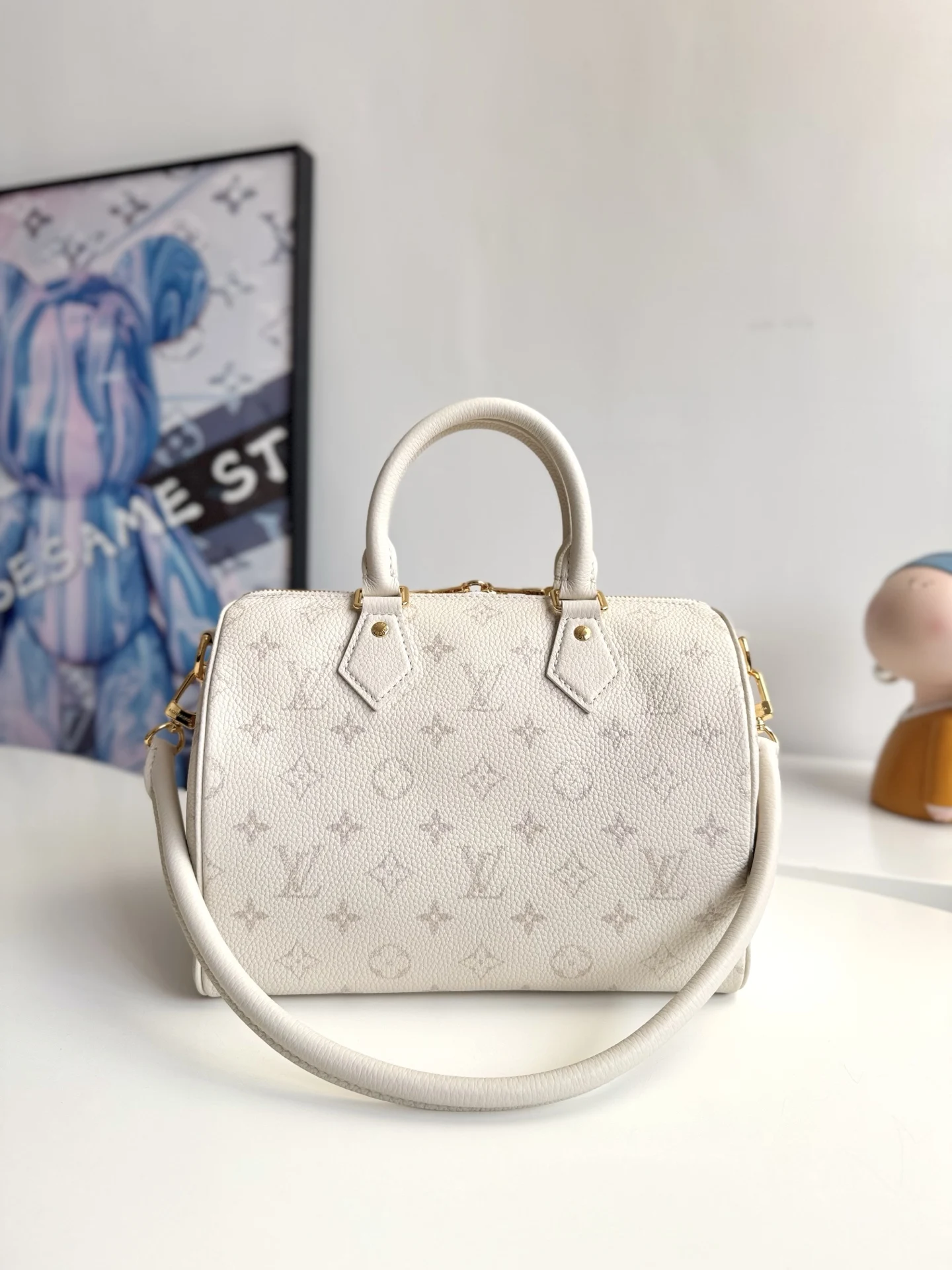 LV海外原单M26690 Speedy Bandouliere 25 手袋 手提斜挎包 - 细节图 3
