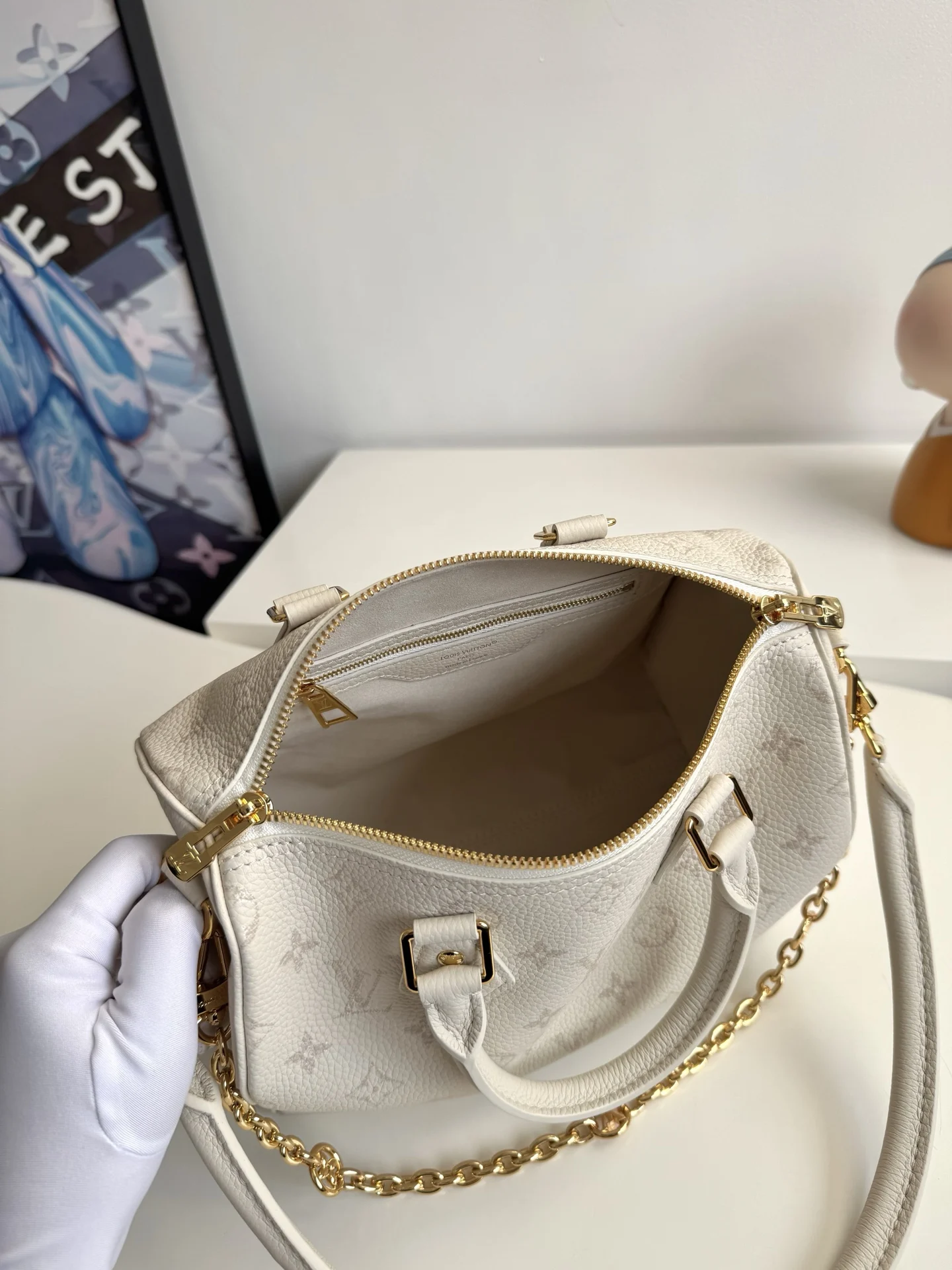 LV海外原单M26690 Speedy Bandouliere 25 手袋 手提斜挎包 - 细节图 8