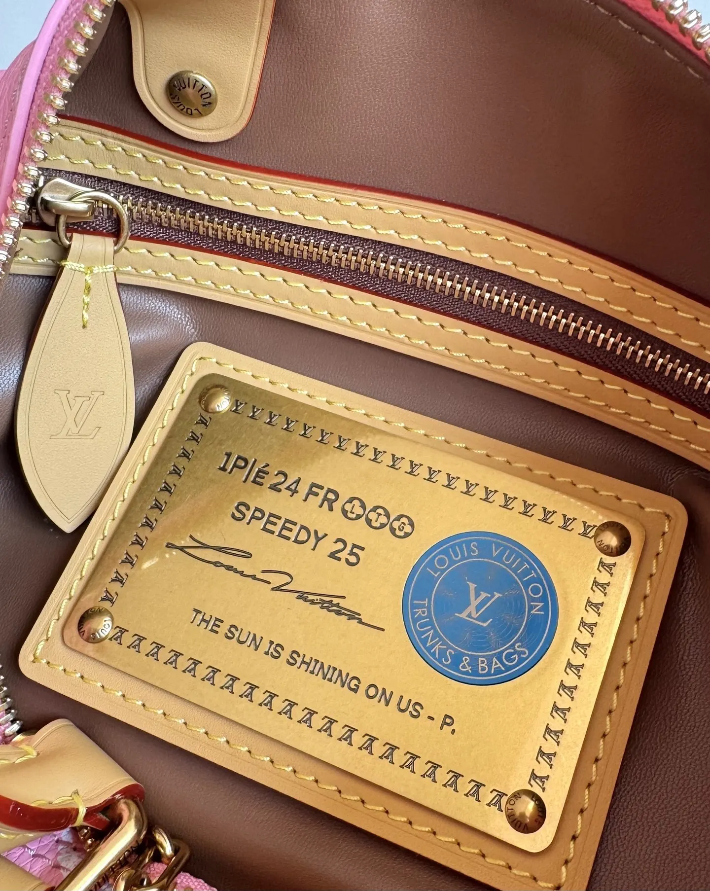 LV海外原单M13911 Speedy P9 Bandouliere25Monogram 手提斜挎包 - 细节图 8