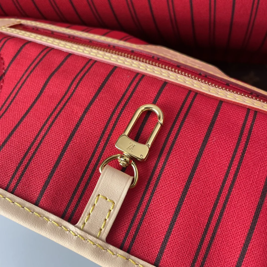 Louis Vuitton Original overseas M41177 Neverfull Medium Tote Bag Shoulder Bag - Detail view 6