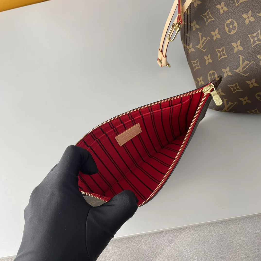 Louis Vuitton Original overseas M41177 Neverfull Medium Tote Bag Shoulder Bag - Detail view 9