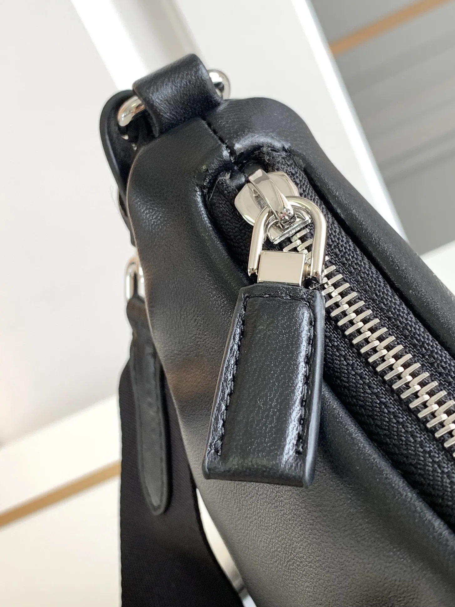 Prada 1BH204 Sheepskin Three-in-One Shoulder Bag Crossbody Bag - Detail view 6
