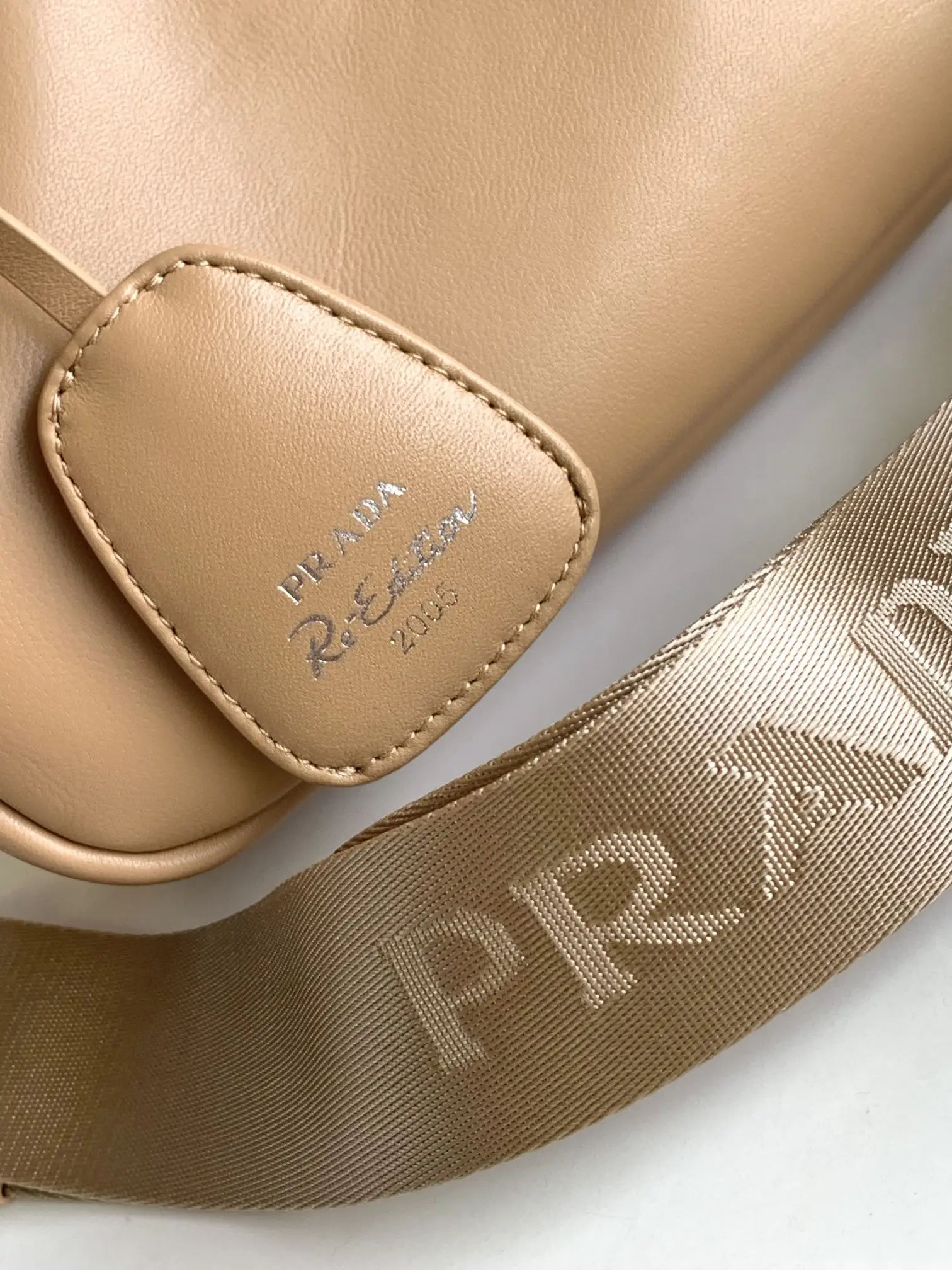 Prada 1BH204 Sheepskin Three-in-One Shoulder Bag Crossbody Bag - Detail view 7