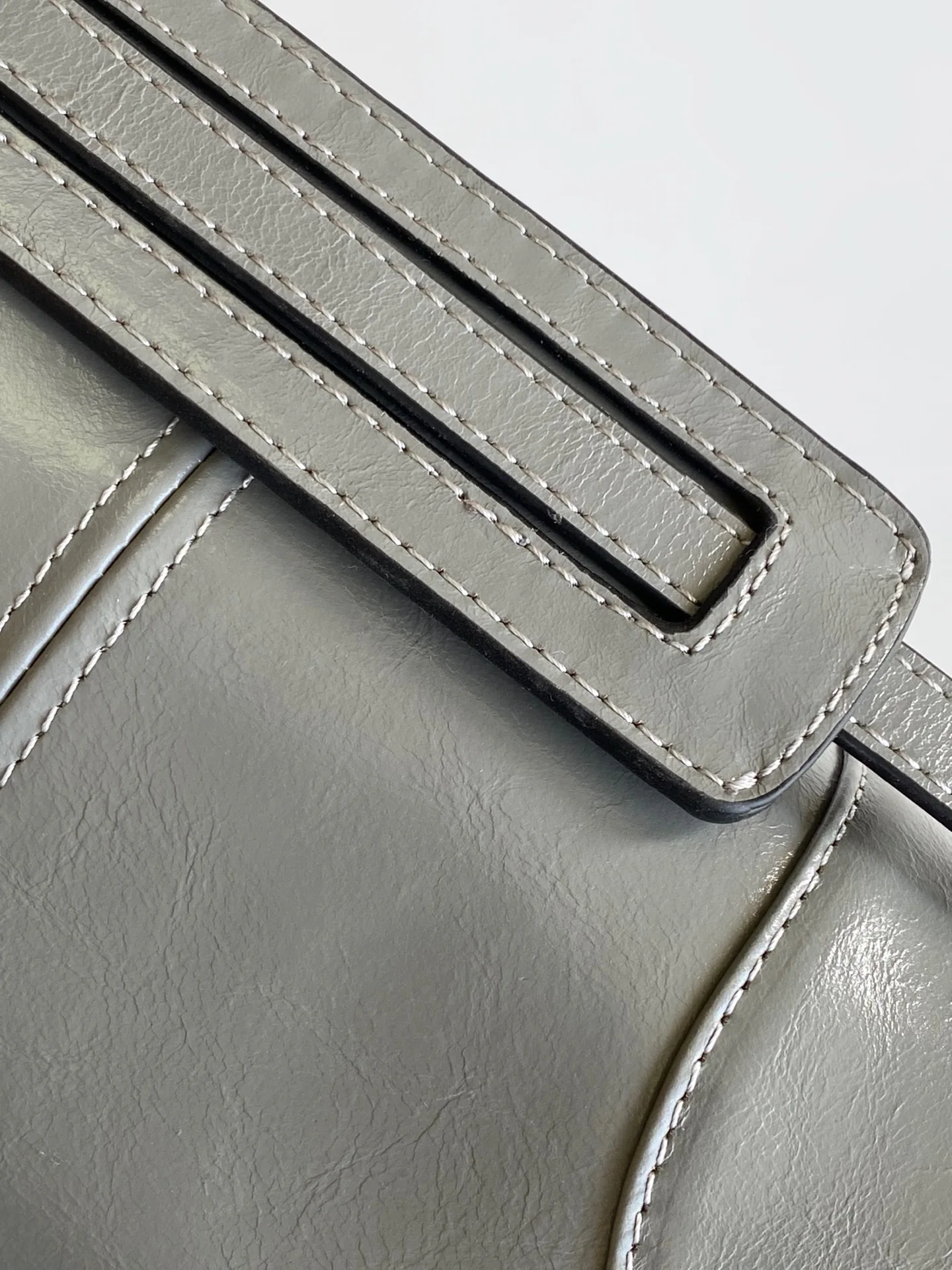 Prada 1BA215 LusSolf Leather Crossbody Bag - Detail view 6
