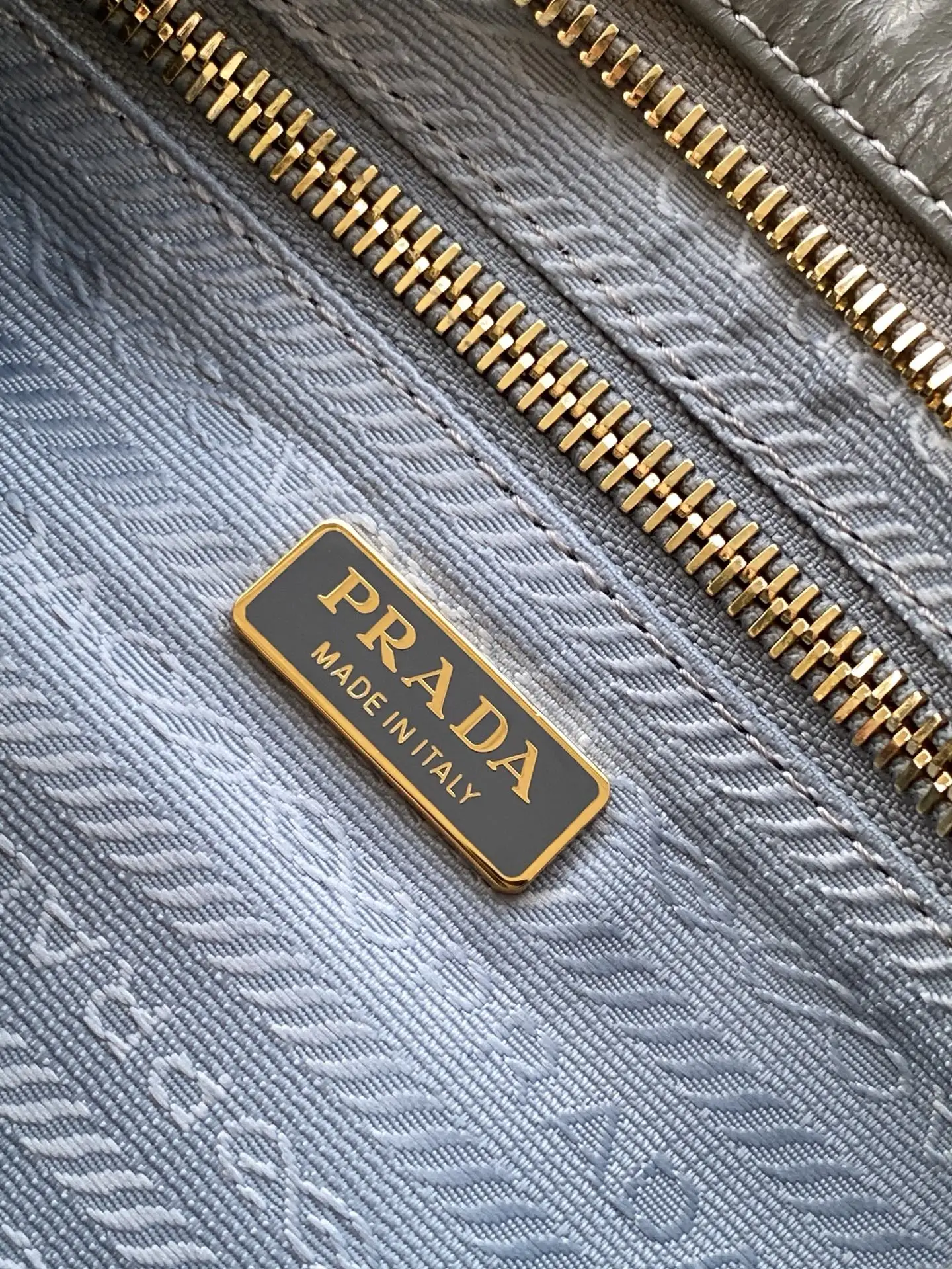 Prada 1BA215 LusSolf Leather Crossbody Bag - Detail view 9
