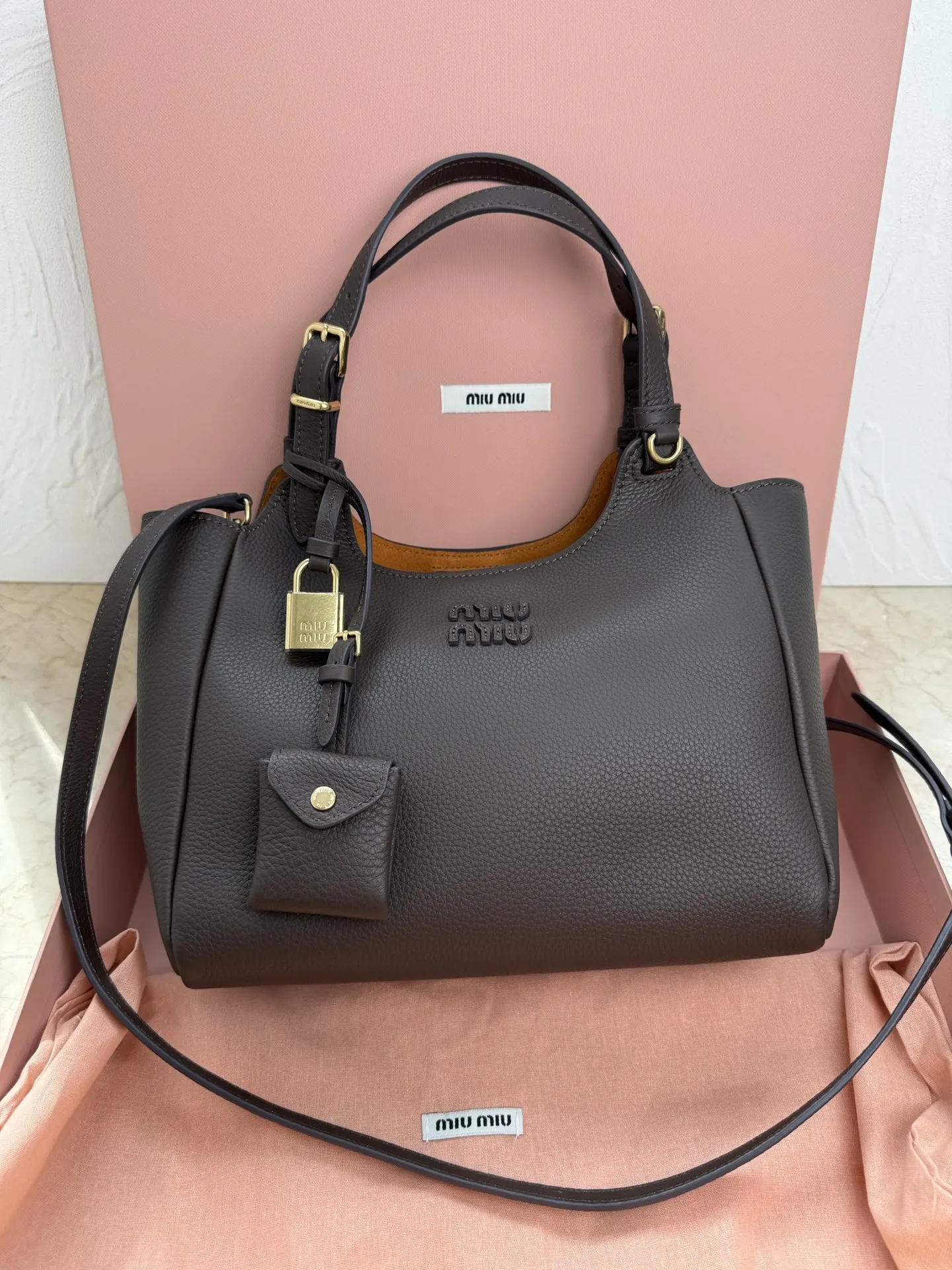 MIU MIU 5BA304 Flash New Tote Bag Crossbody Bag - Detail view 1