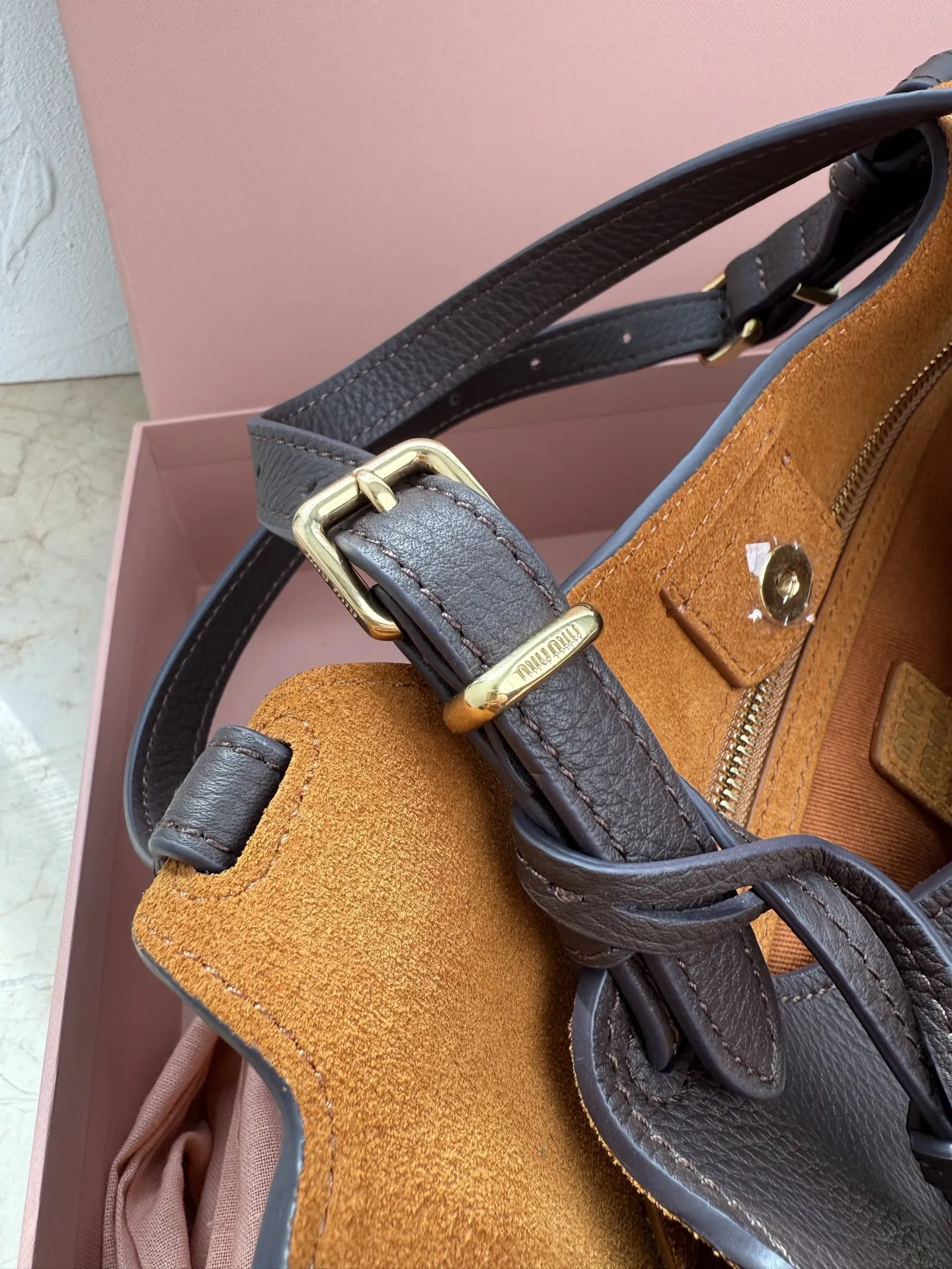 MIU MIU 5BA304 Flash New Tote Bag Crossbody Bag - Detail view 6