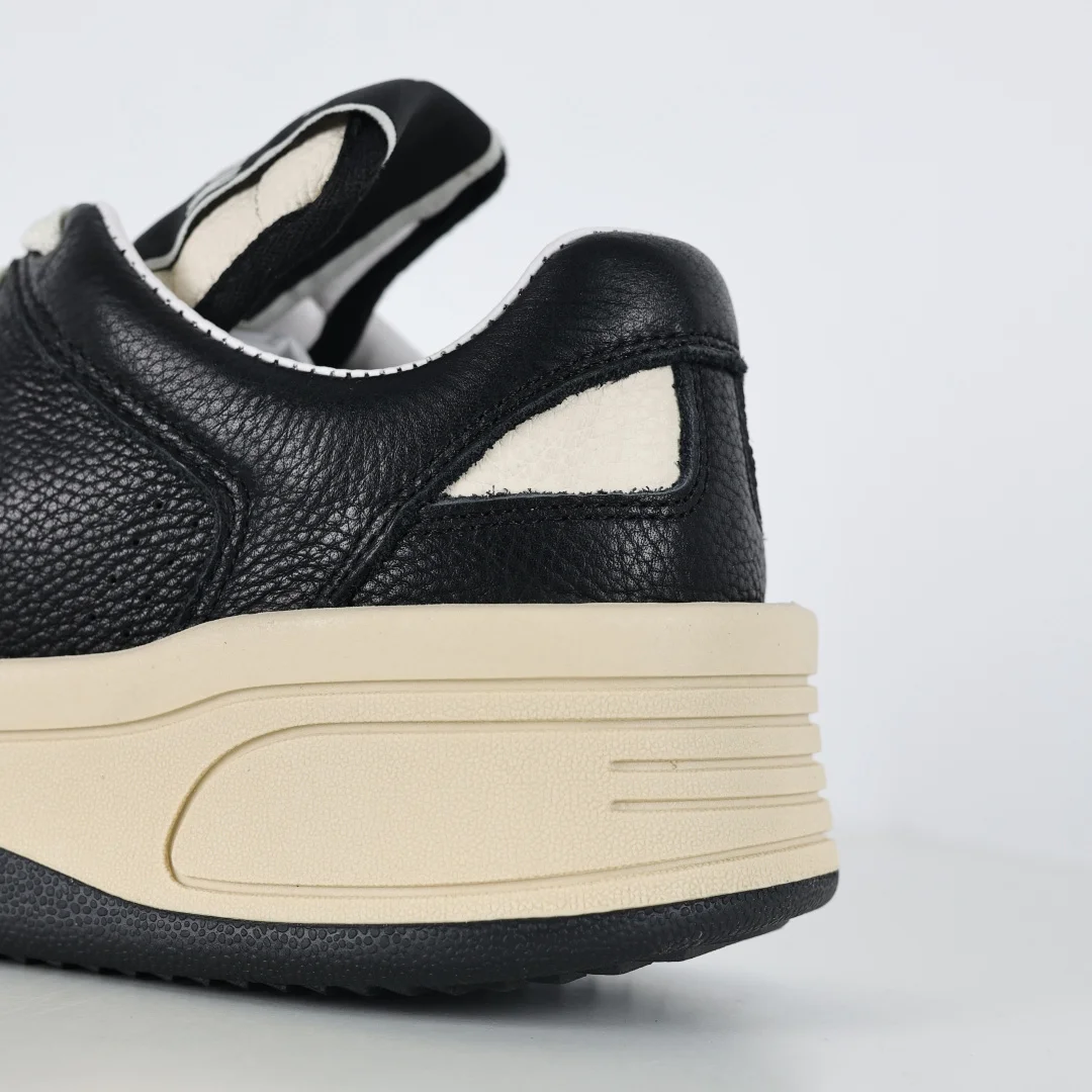 Rick Owens Platform High-Top Casual Sneakers - Detail view 4