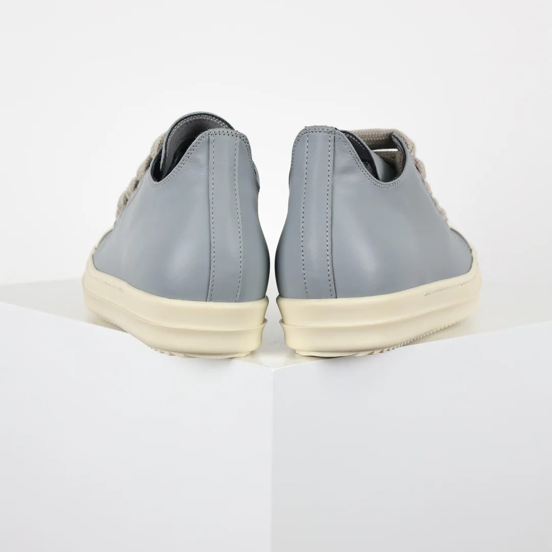 Rick Owens X1 Low-Top Leather Fashion Sneakers - Detail view 8