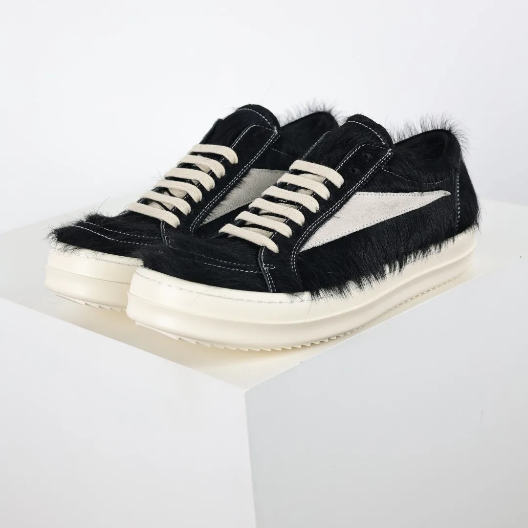 Rick Owens X1 RO horsehair sneakers - Detail view 2