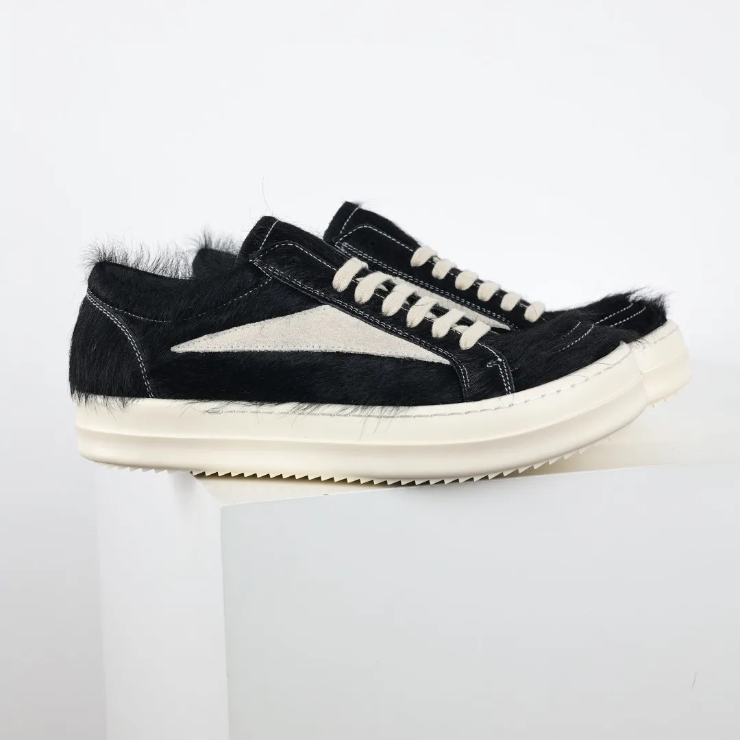 Rick Owens X1 RO horsehair sneakers - Detail view 3