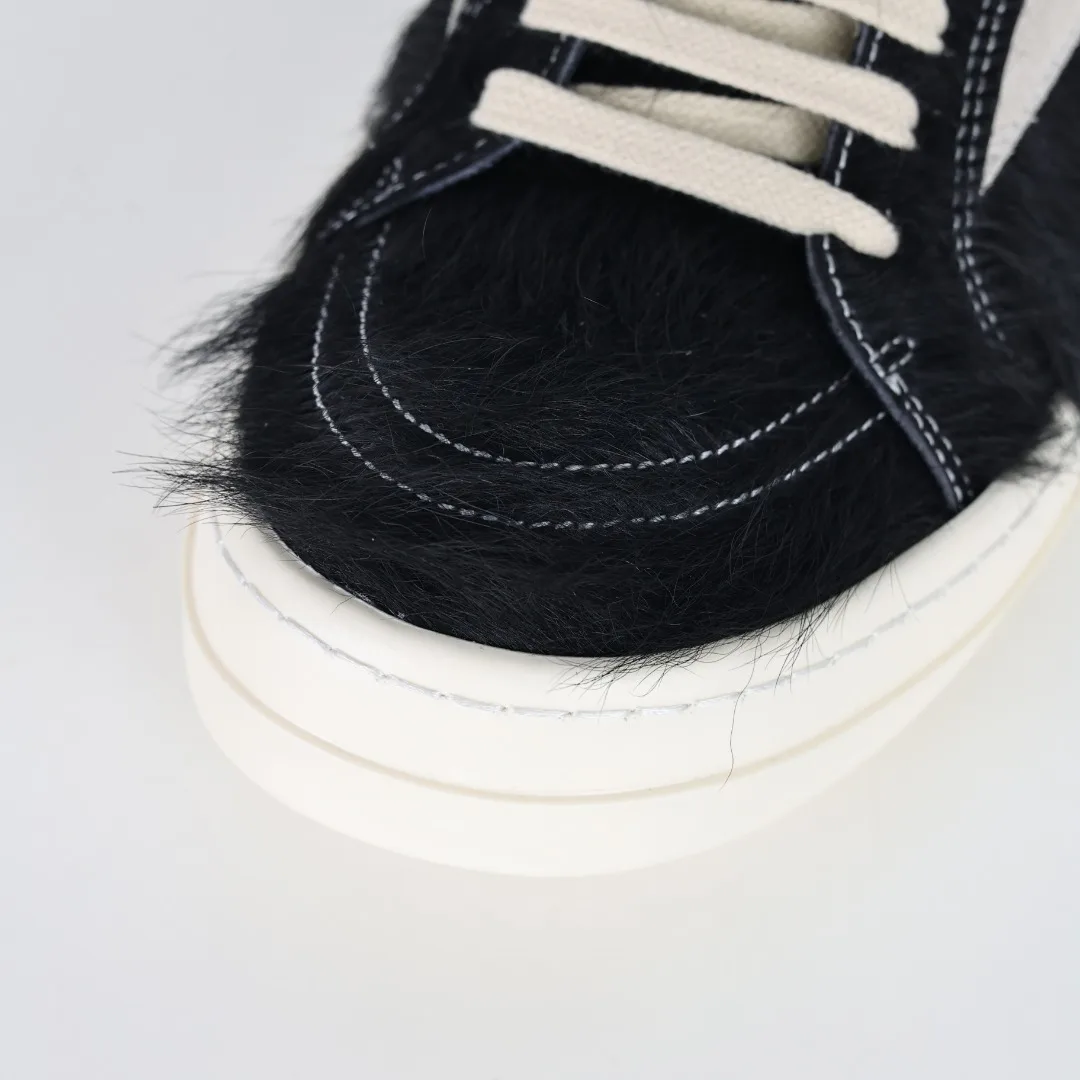 Rick Owens X1 RO horsehair sneakers - Detail view 5