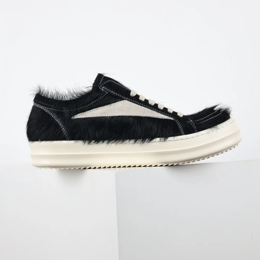 Rick Owens X1 RO horsehair sneakers - Detail view 7