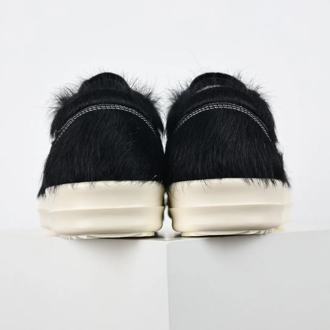 Rick Owens X1 RO horsehair sneakers - Detail view 8