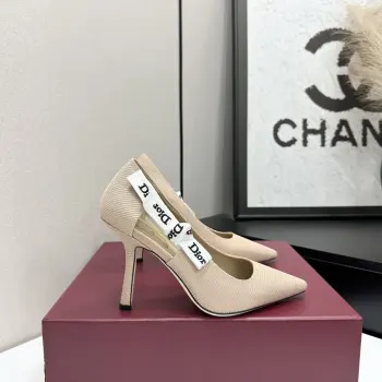 <p>D brand 2026 Early Spring New Woven Ribbon Bow High Heel Women s Shoes, Celebrity Same Style CD Letter Logo Flat Square Toe Hollowed-Out Color Block Single Shoes, Top Version on the Market</p><p>Material: Upper - Imported Environmentally Friendly Jacqu