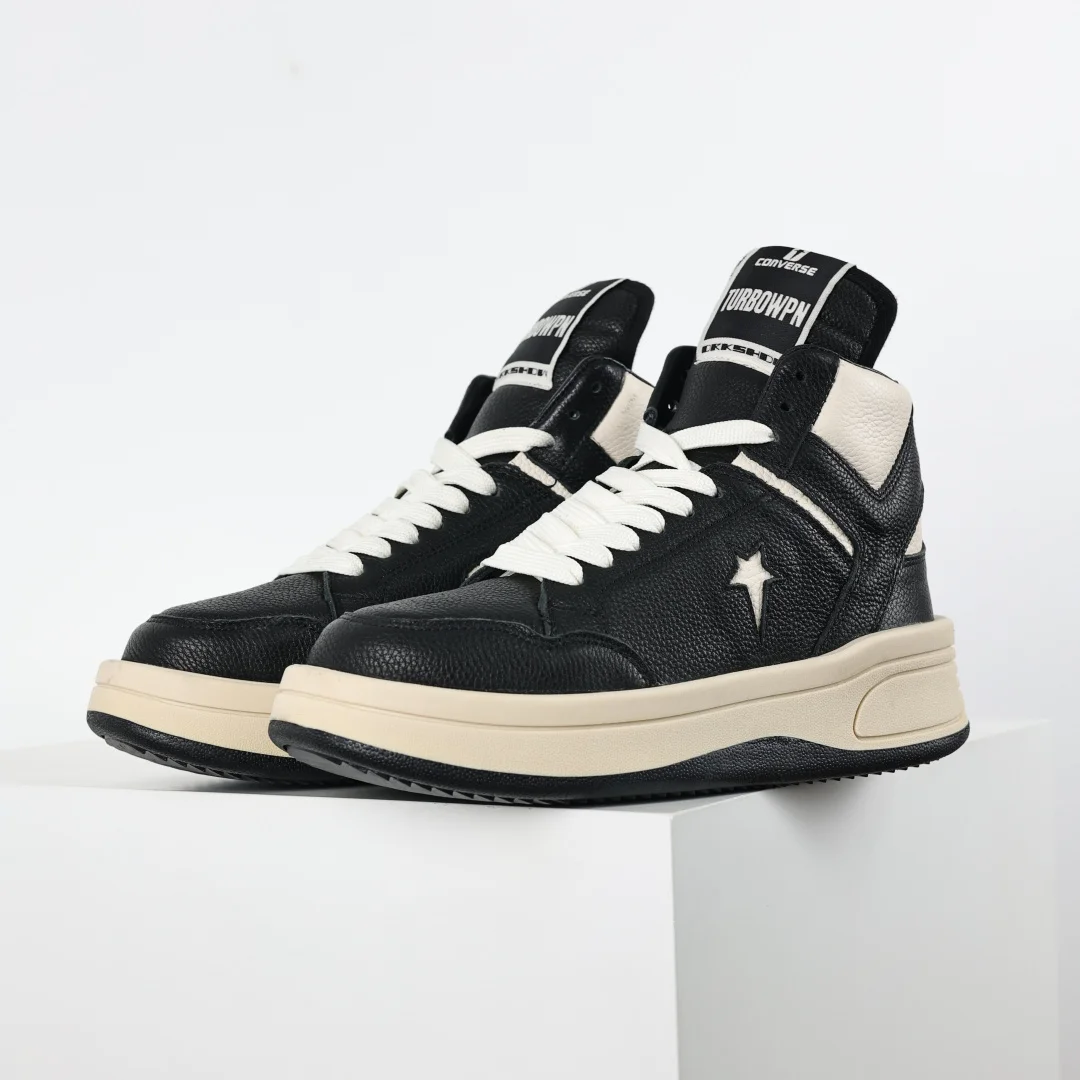 瑞克 欧文斯Rick Owens x Converse 联名系列 高帮运动鞋 - 细节图 1