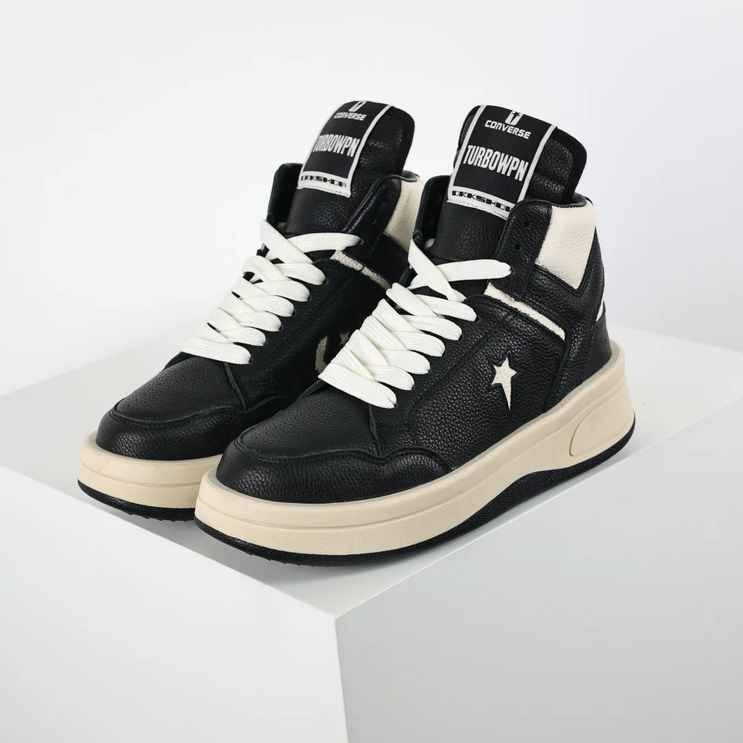 瑞克 欧文斯Rick Owens x Converse 联名系列 高帮运动鞋 - 细节图 2
