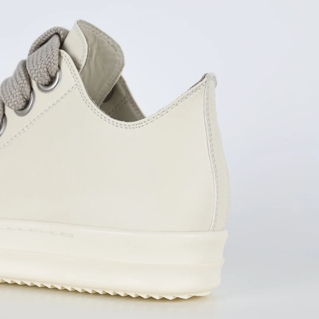 Rick Owens Low-top leather fashion sneakers - Detail view 4
