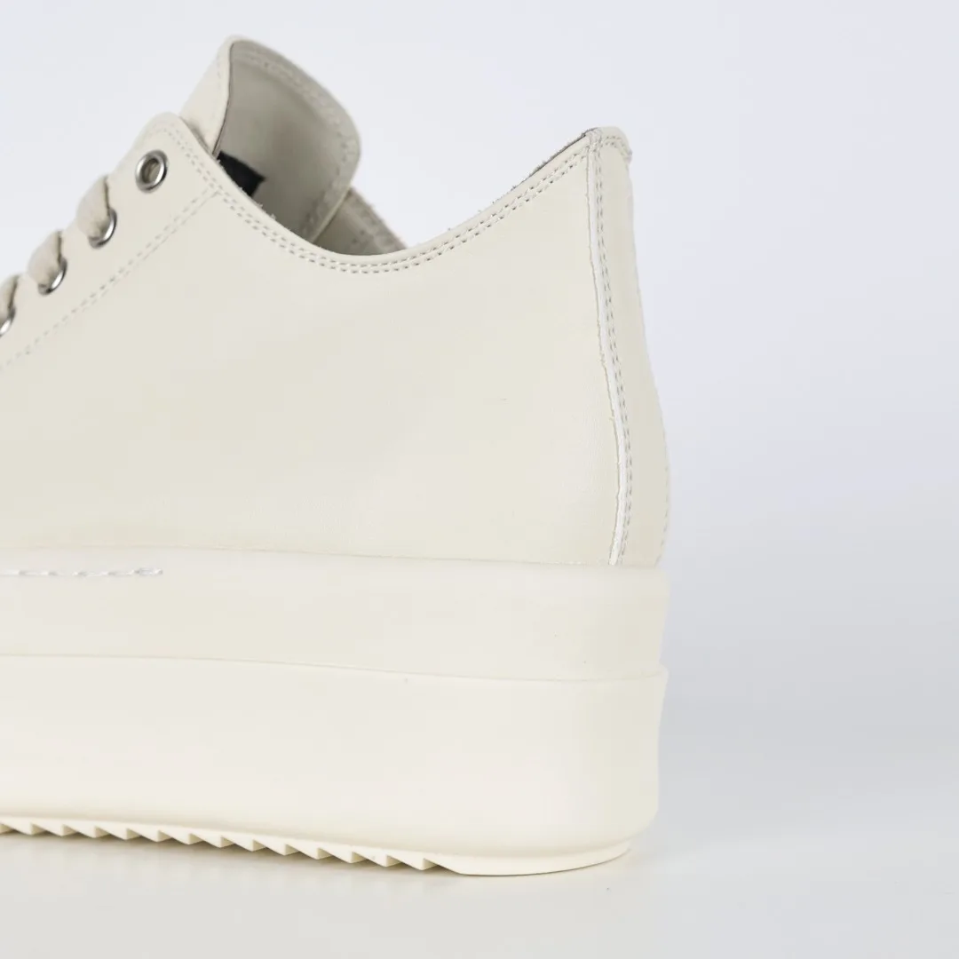Rick Owens Low-top leather fashion sneakers - Detail view 4