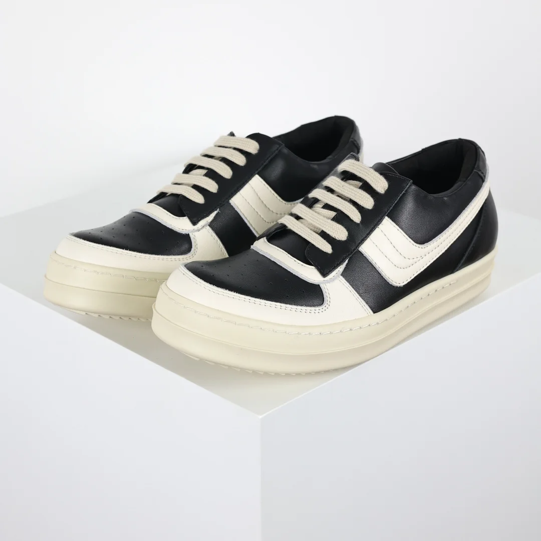 Rick Owens RO low-top inverted triangle casual sneakers - Detail view 2