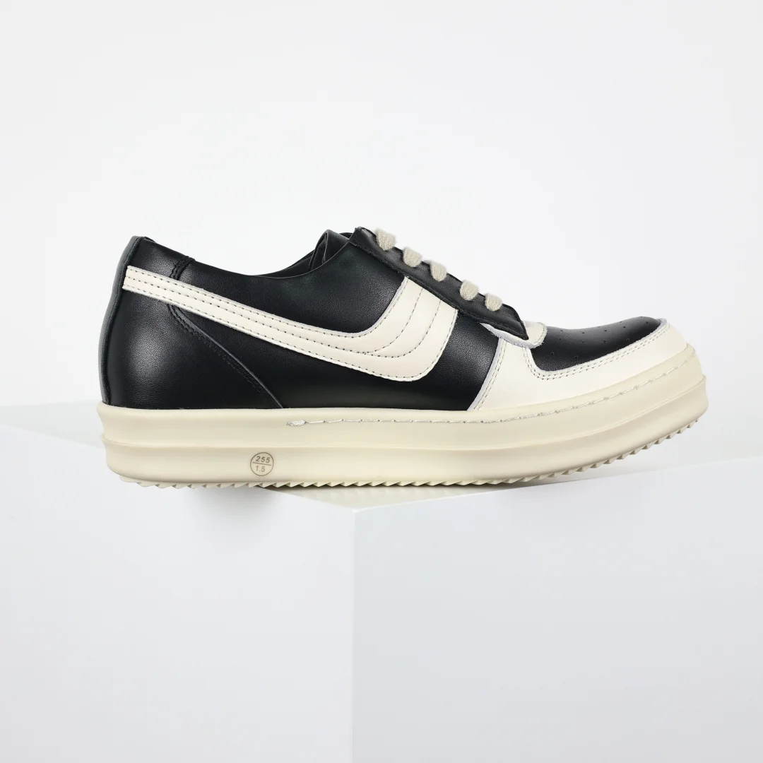 Rick Owens RO low-top inverted triangle casual sneakers - Detail view 7