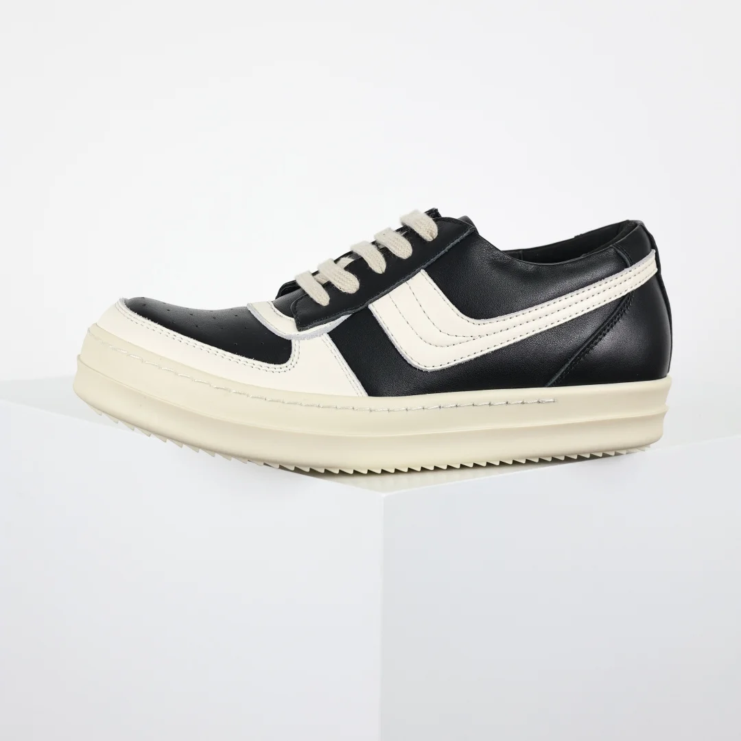 Rick Owens RO low-top inverted triangle casual sneakers - Detail view 9