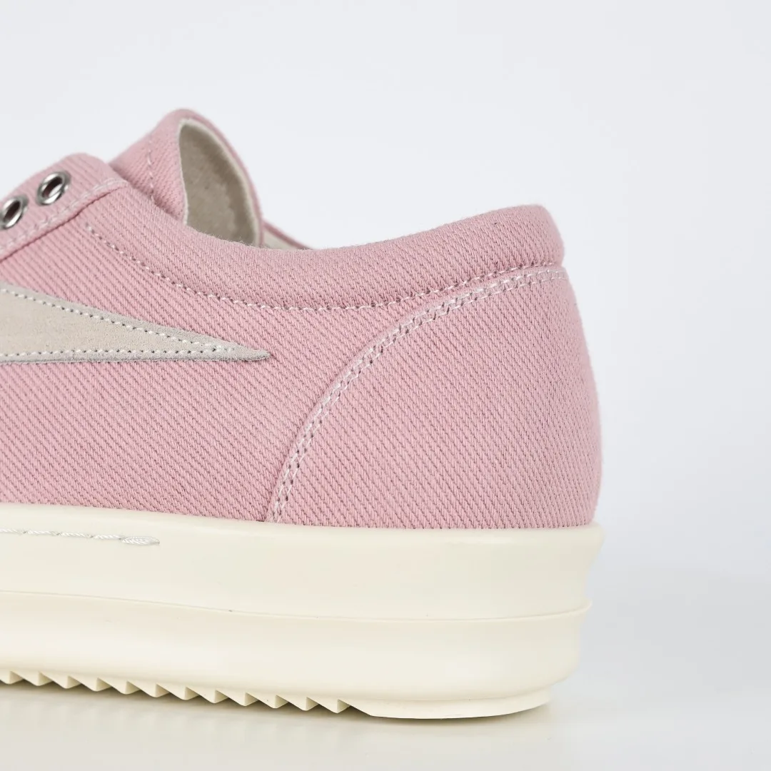 Rick Owens Ro canvas pink sneakers - Detail view 4