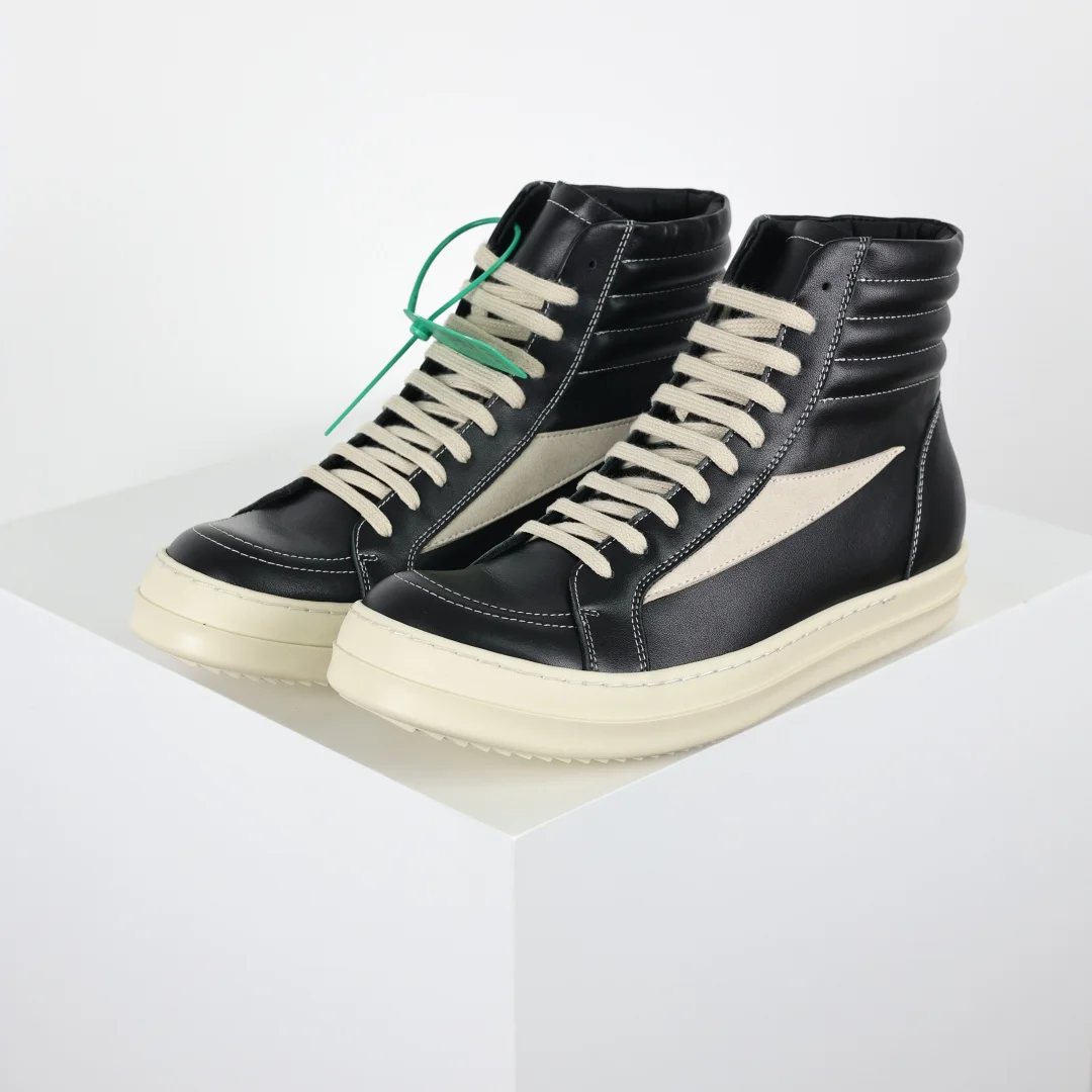 Rick Owens RO classic small triangle high-top casual sneakers - Detail view 2