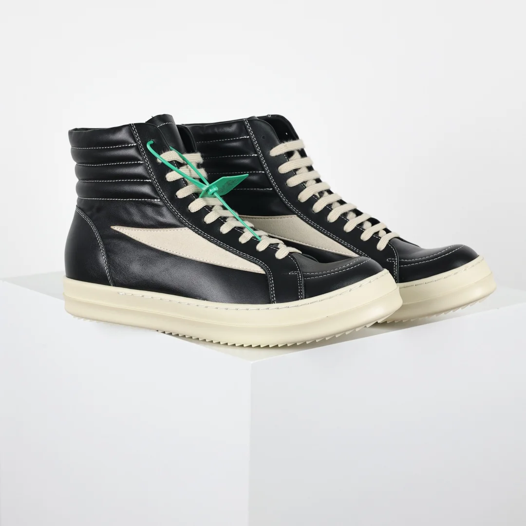 Rick Owens RO classic small triangle high-top casual sneakers - Detail view 3