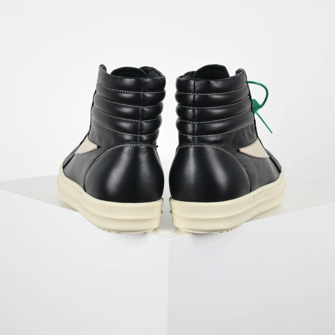 Rick Owens RO classic small triangle high-top casual sneakers - Detail view 8