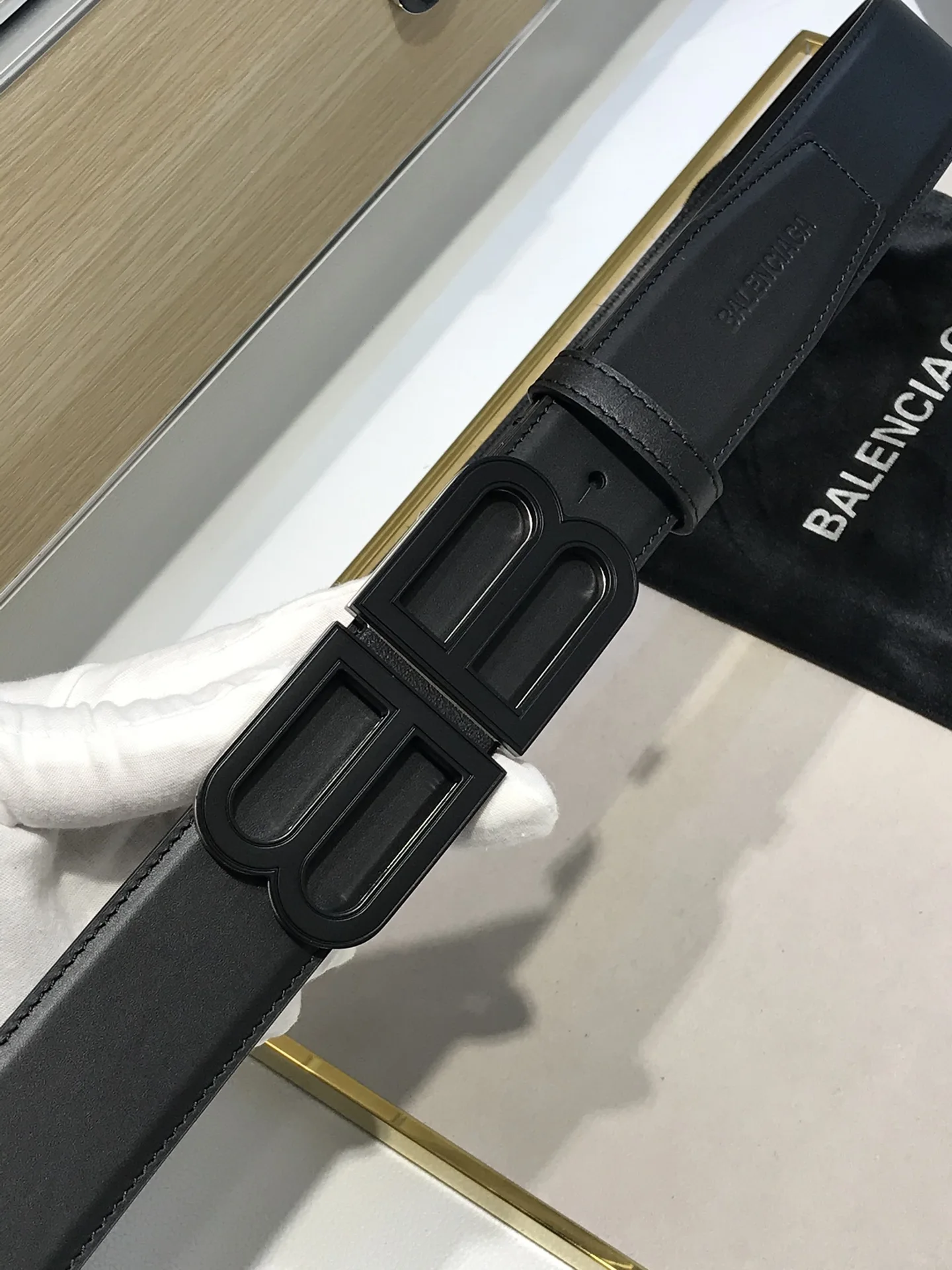 Balenciaga Balenciaga Fall-Winter Refined Fashion Belt - Detail view 3