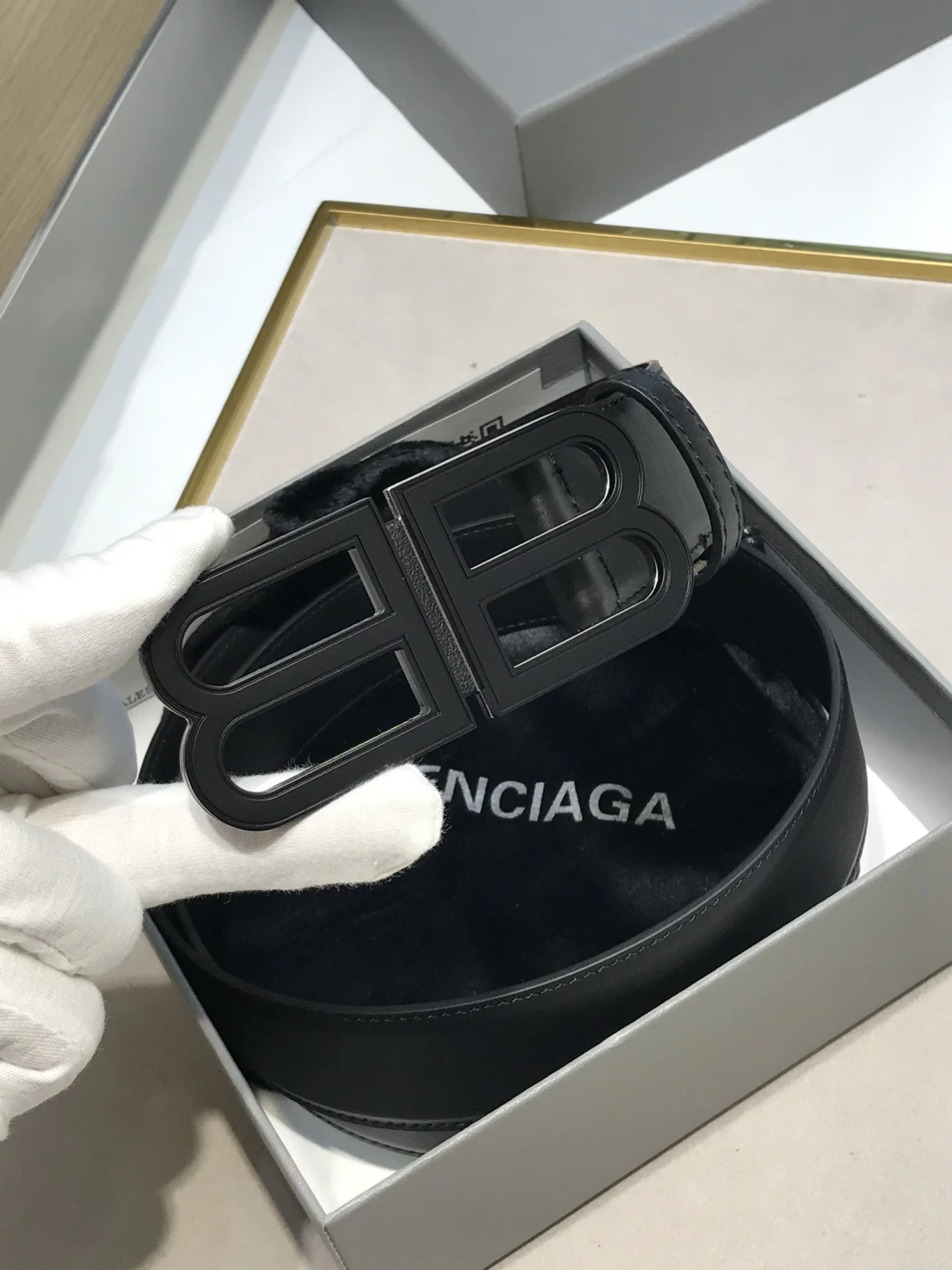 Balenciaga Balenciaga Fall-Winter Refined Fashion Belt - Detail view 9