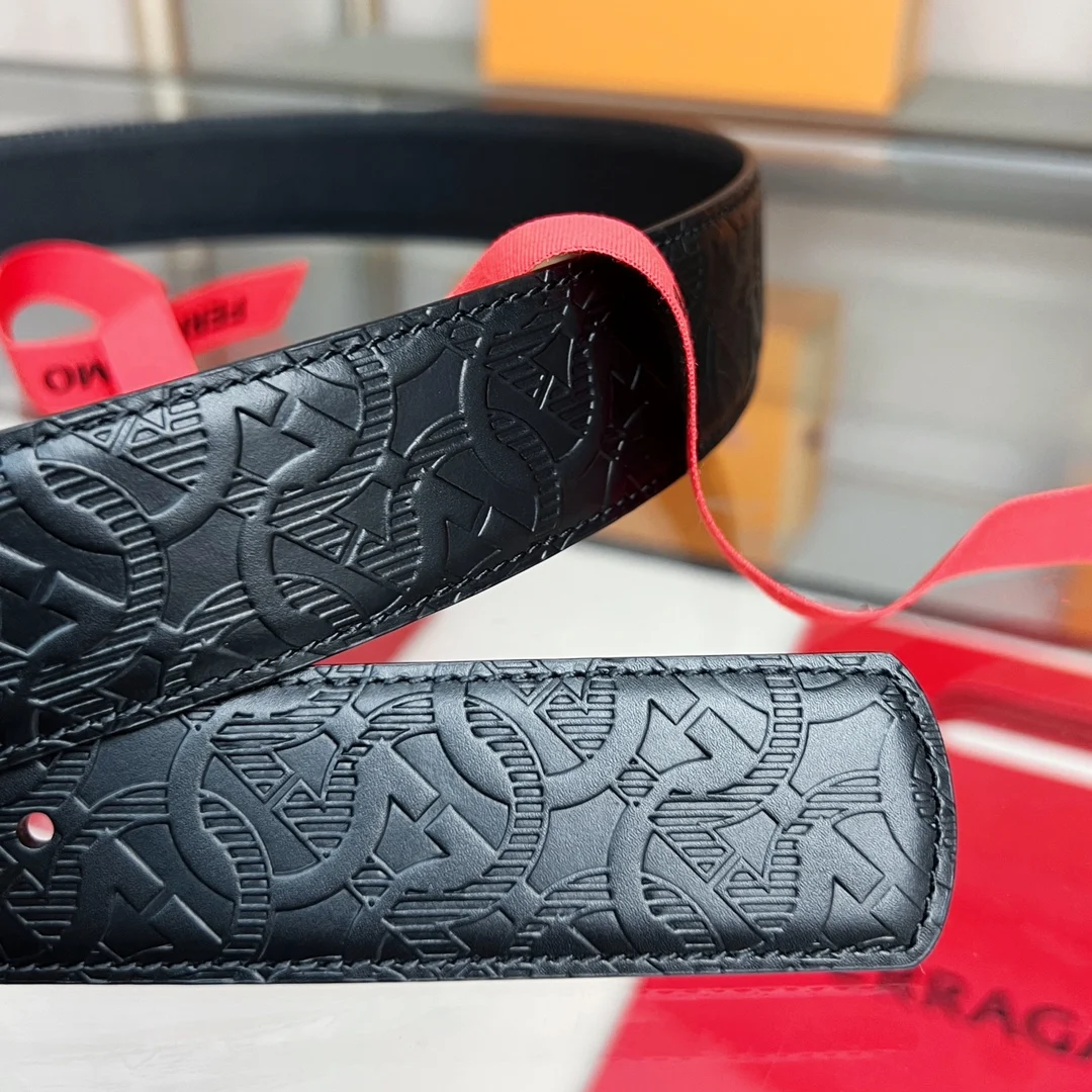 Ferragamo Reversible and Adjustable Gancini Men s Belt - Detail view 8