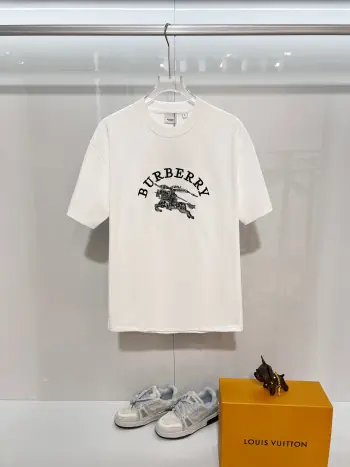2026ss New Battle Horse Embroidered Short Sleeve T-Shirt