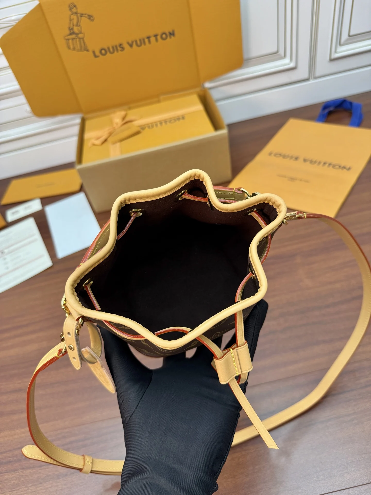 LVM81266 动态电子芯片菱形面料包 斜挎包 - 细节图 3